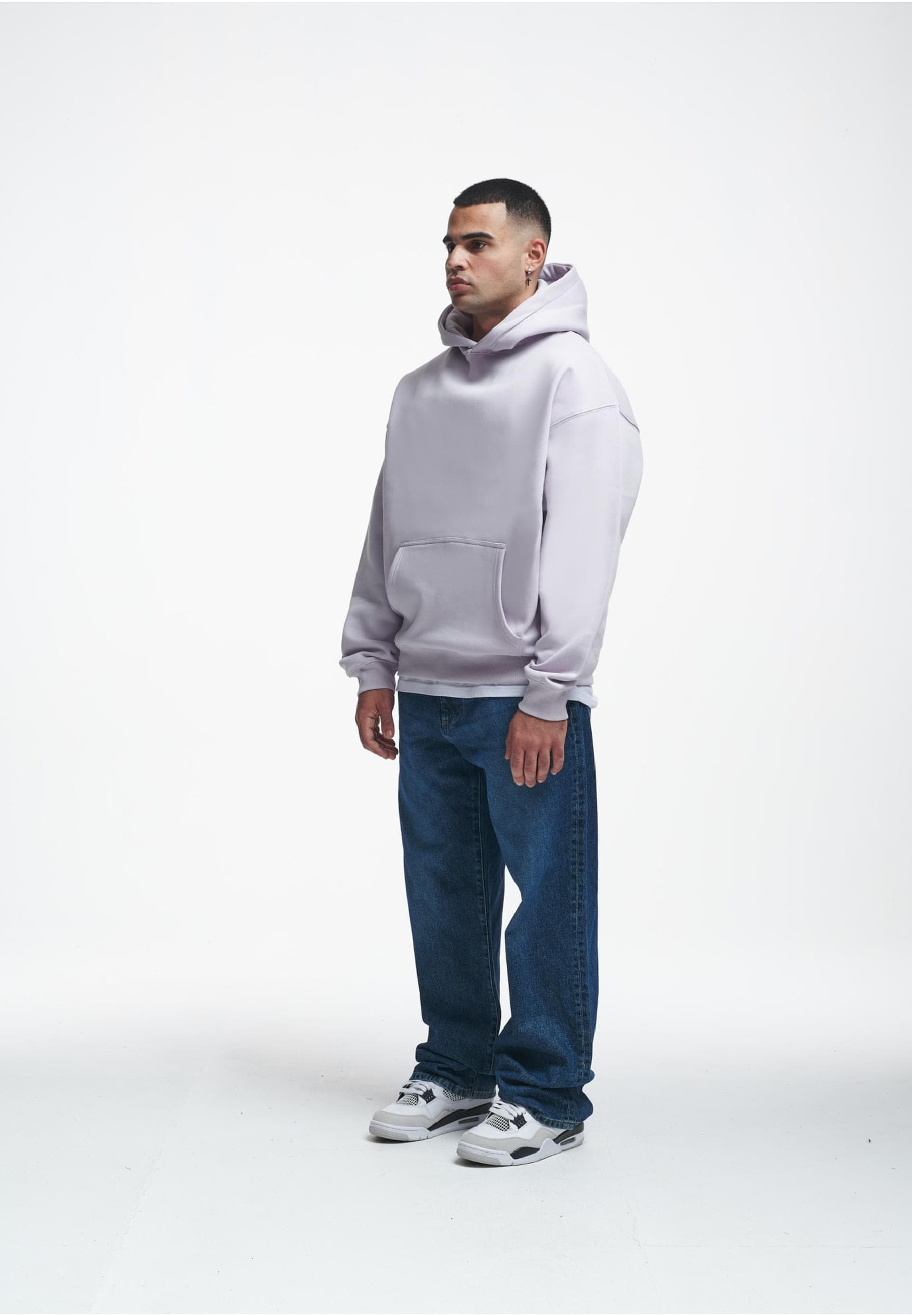 2Y Studios Kapuzensweatshirt »2Y Studios Herren Basic Oversize Hoddie«, (1 tlg.)