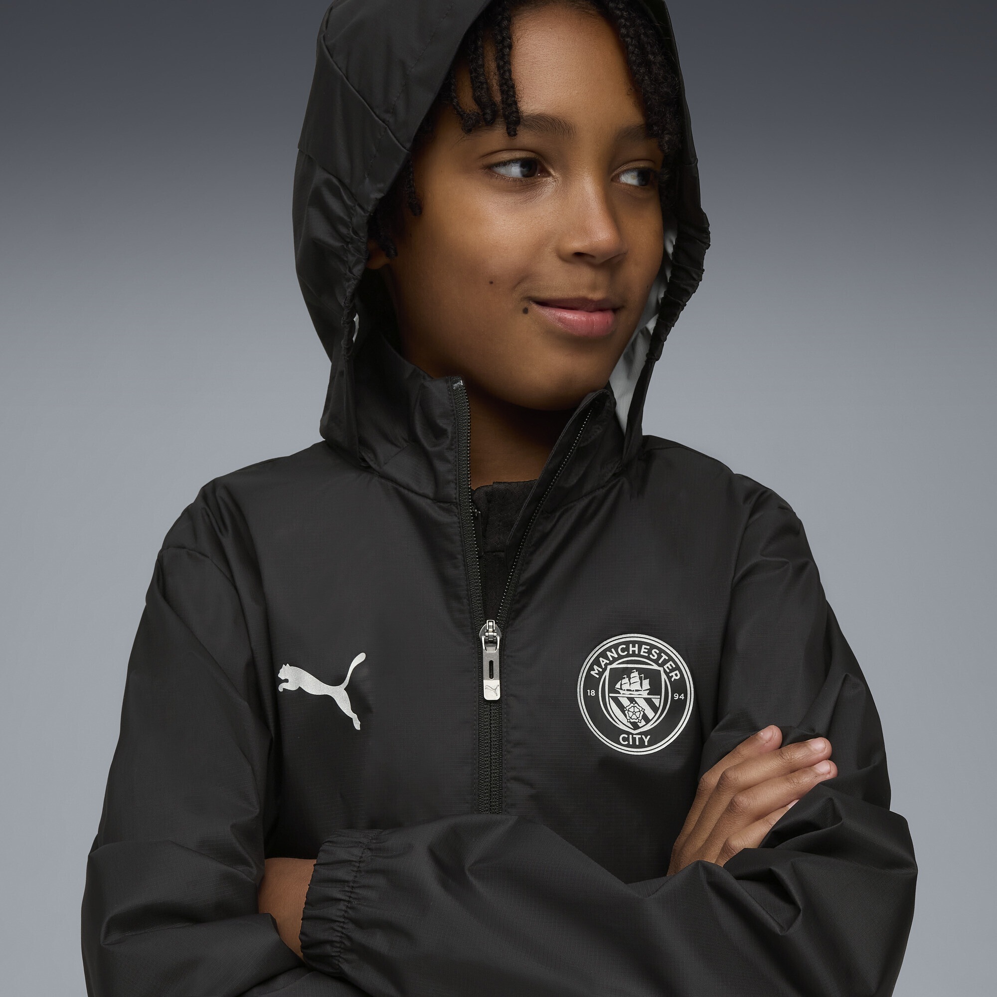 PUMA Trainingsjacke »Manchester City Allwetter-Trainingsjacke Jugendliche«