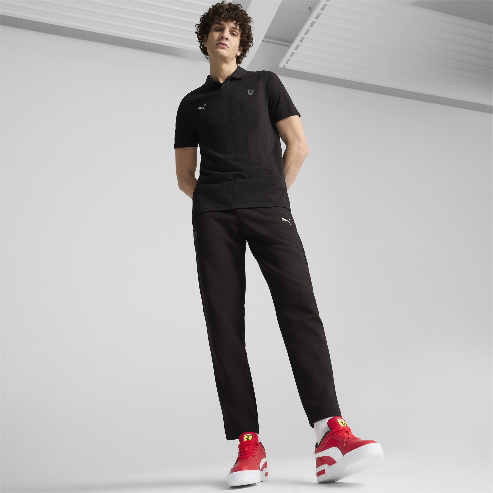 PUMA Poloshirt »Scuderia Ferrari Style Jacquard-Poloshirt Herren«