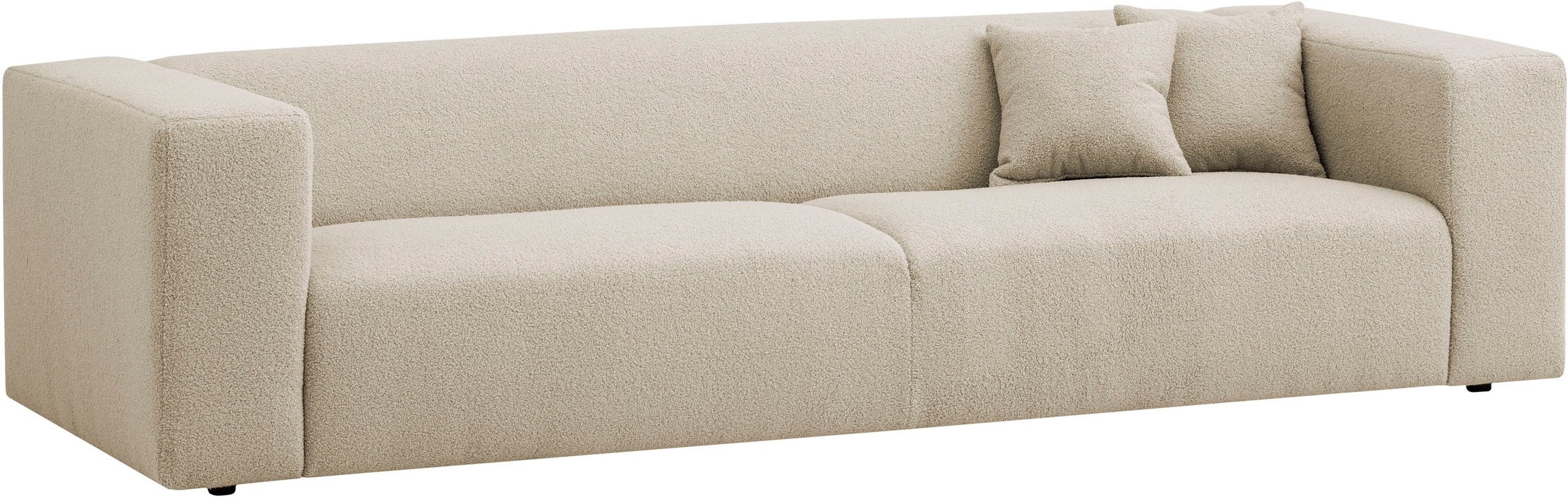 andas 3-Sitzer »BAKELS, Couch in Cord oder Boucle-Stoff, Sofa im modernen Design«, bequemer Sitzkomfort,in 2 Stoffen und 8 Farben lieferbar