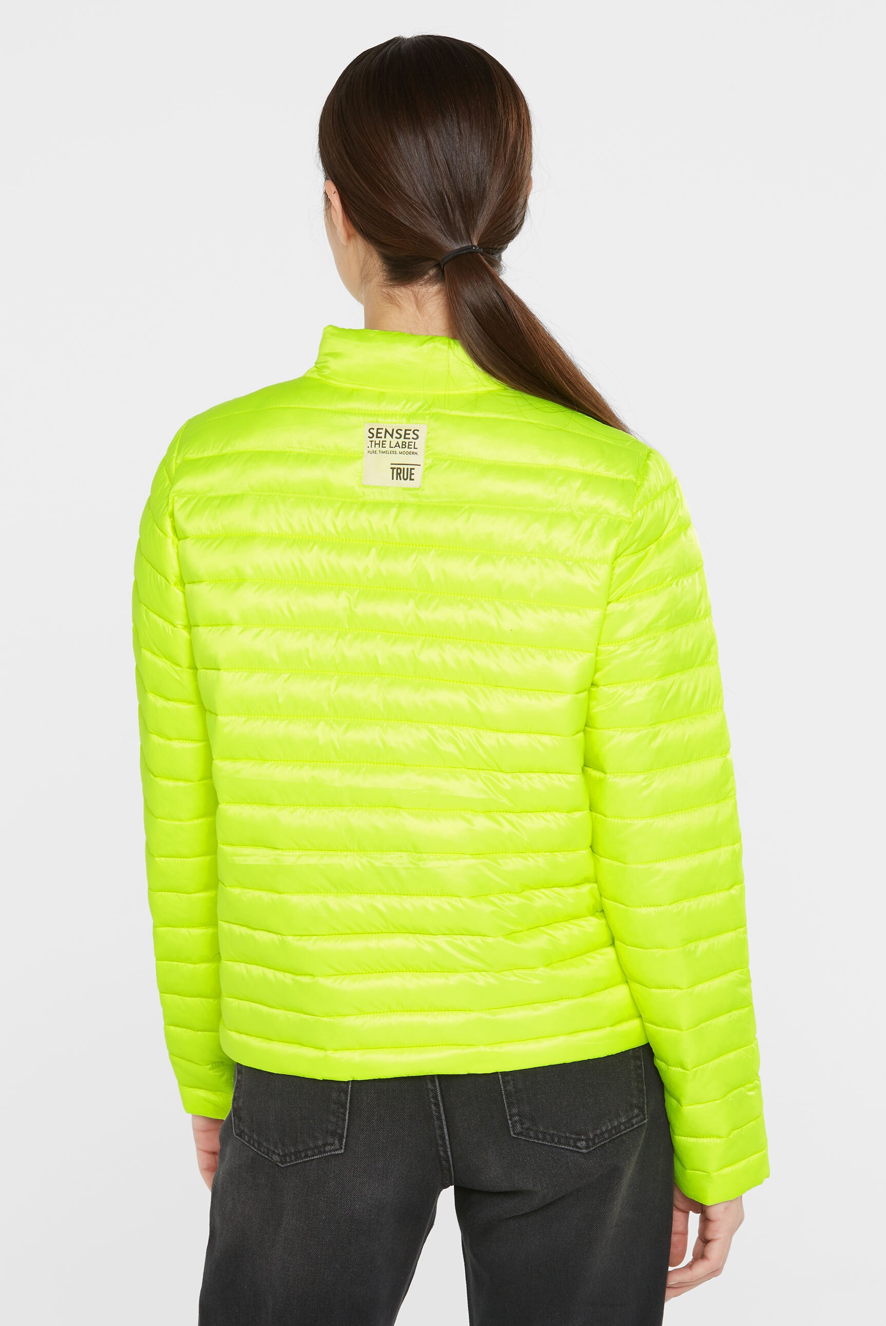 SENSES.THE LABEL Kurzjacke ohne Kapuze mit Stehkragen