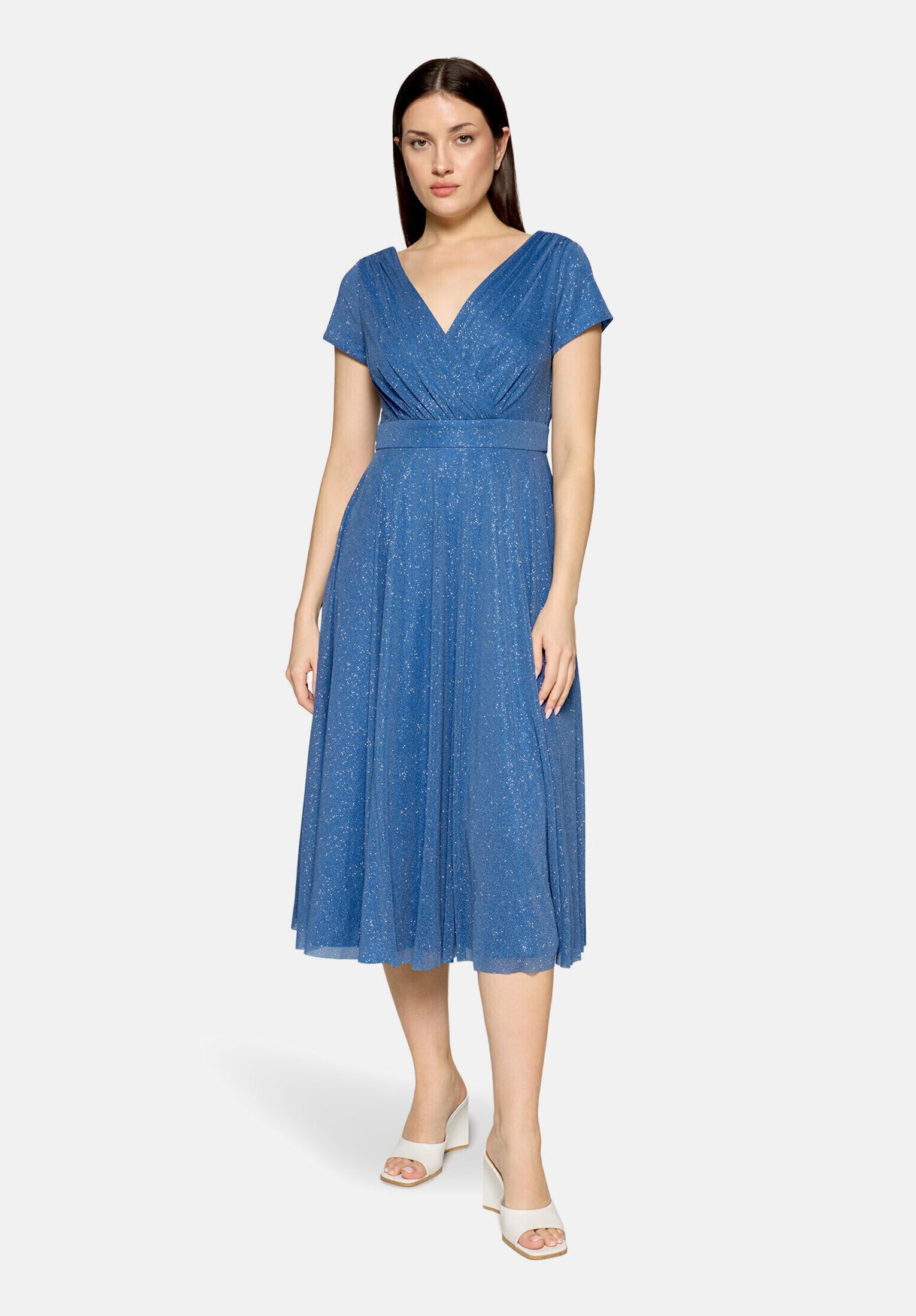 Vera Mont Cocktailkleid »Damen im Glitzer-Look« Ohne Tasche Stoff