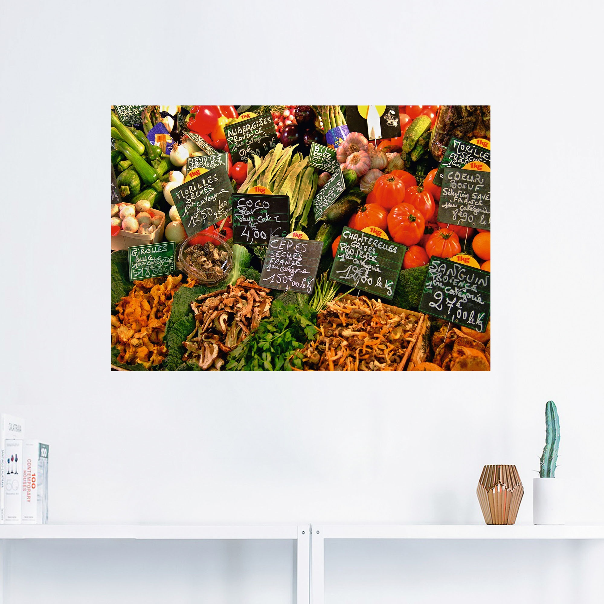 ARTland Wandtattoo für Wohnraum & Bad Wandbild Küche Obst Gemüse Cocktail