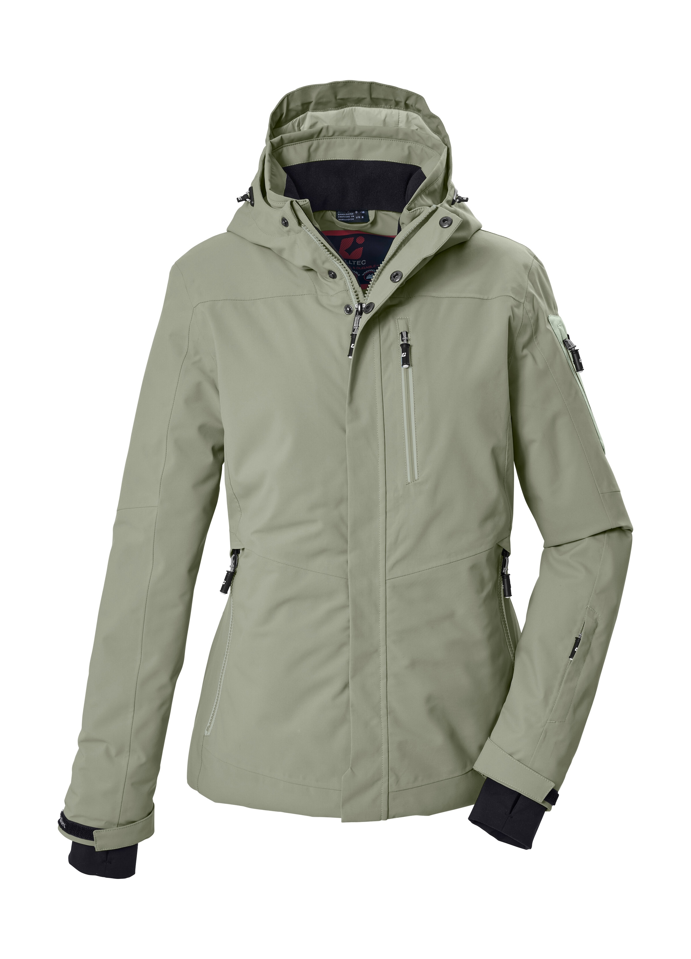 Killtec Skijacke "KSW 228 WMN SKI JCKT" Wind- und wasserdichte Skijacke mit regulierbarer Kapuze