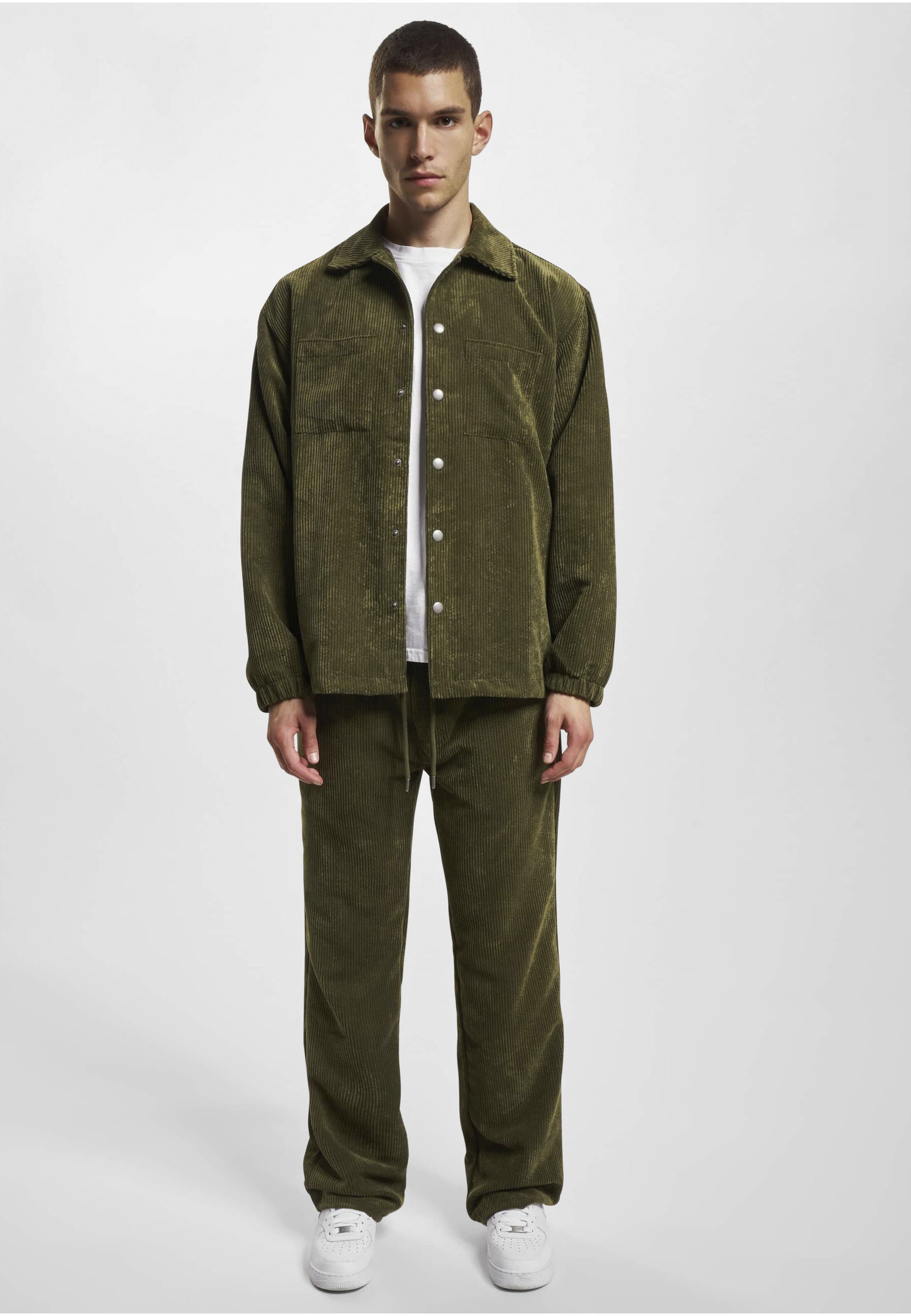 DEF Langarmhemd »DEF Herren DEF Cord Shirt« 1 Stk.