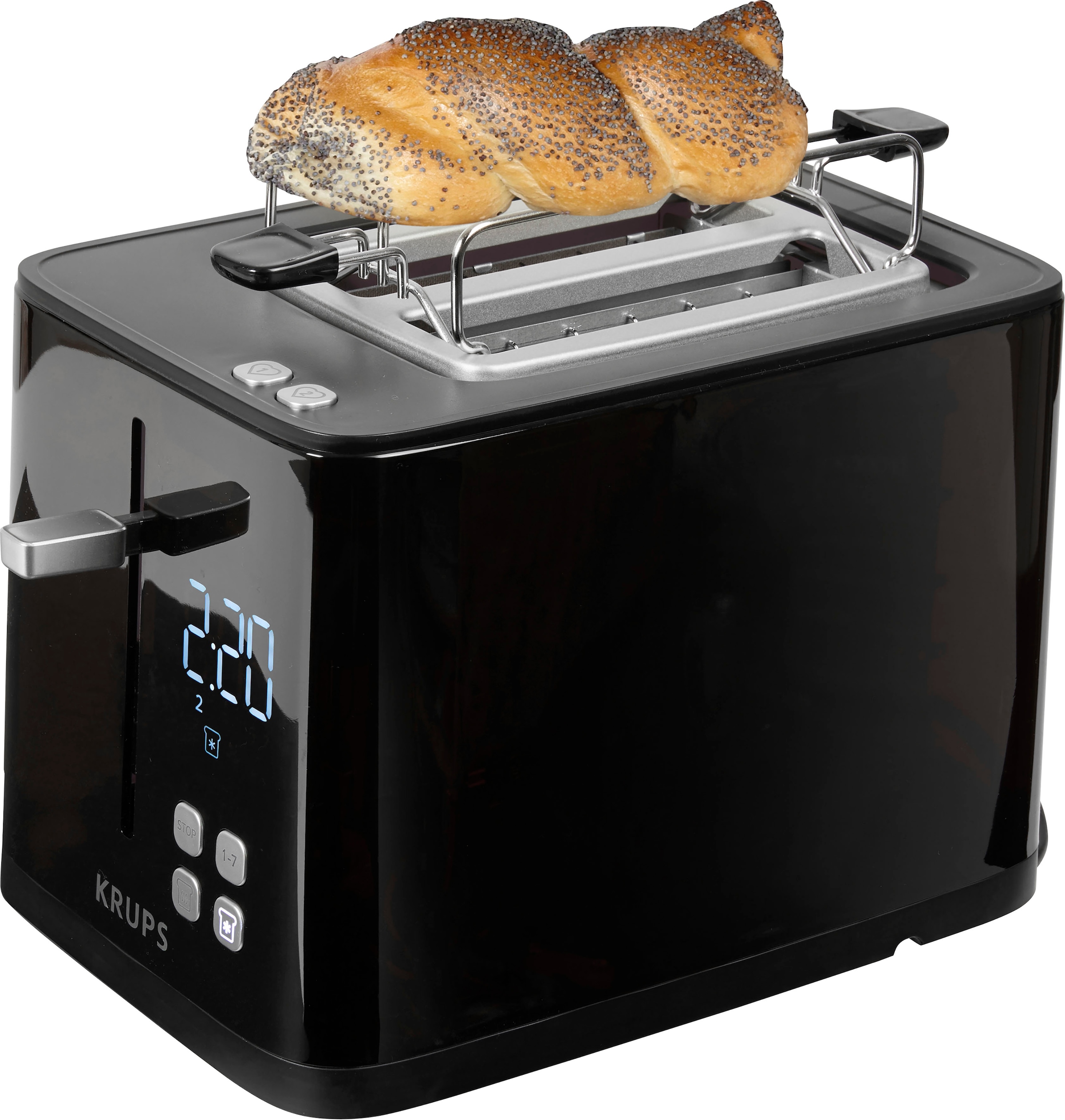 Toaster »KH6418 Smart'n Light«, 2 kurze Schlitze, 800 W, Digitaldisplay, 7...