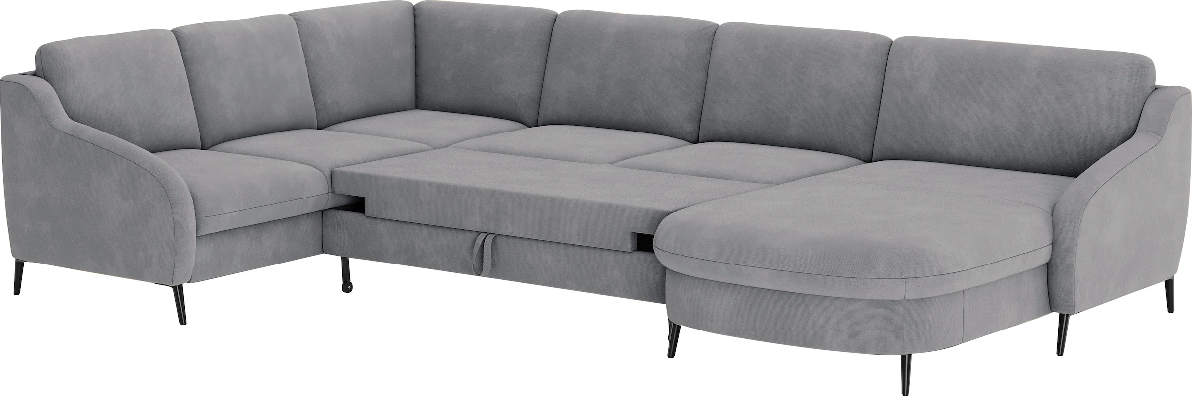 sit&more Wohnlandschaft »Soul U-Form«, wahlweise mit Bettfunktion und Bettkasten oder Schubkasten