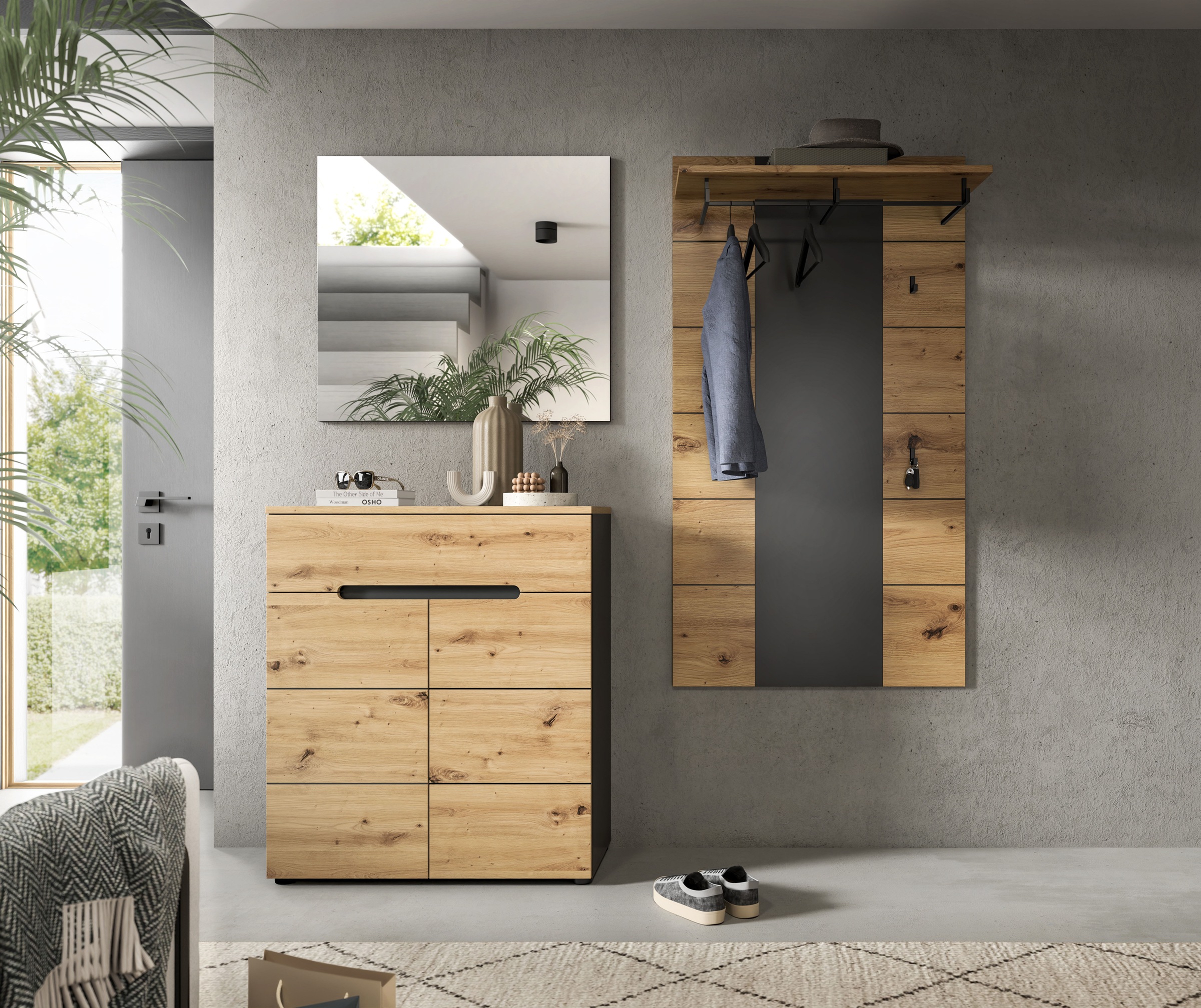 INOSIGN Garderoben-Set "REHAT, TOPSELLER, 3-teilig, Breite 175 cm, individu günstig online kaufen