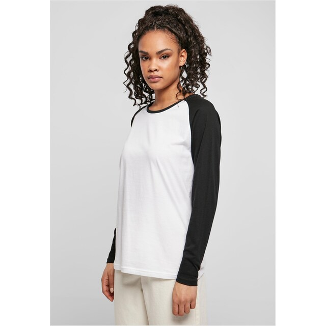 URBAN CLASSICS Langarmshirt »Damen Ladies Contrast Raglan Longsleeve«, (1  tlg.) für kaufen | BAUR