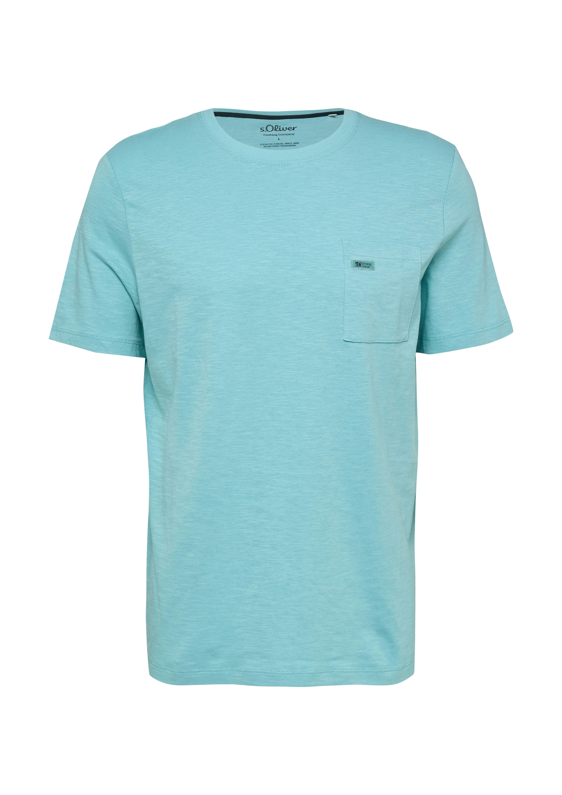 s.Oliver T-Shirt in melierter Optik