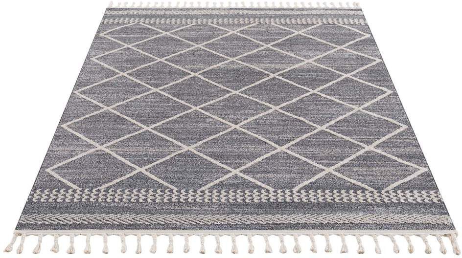 Carpet City Teppich "Art 2645" rechteckig 7 mm Höhe Läufer, Kurzflor, mit K günstig online kaufen