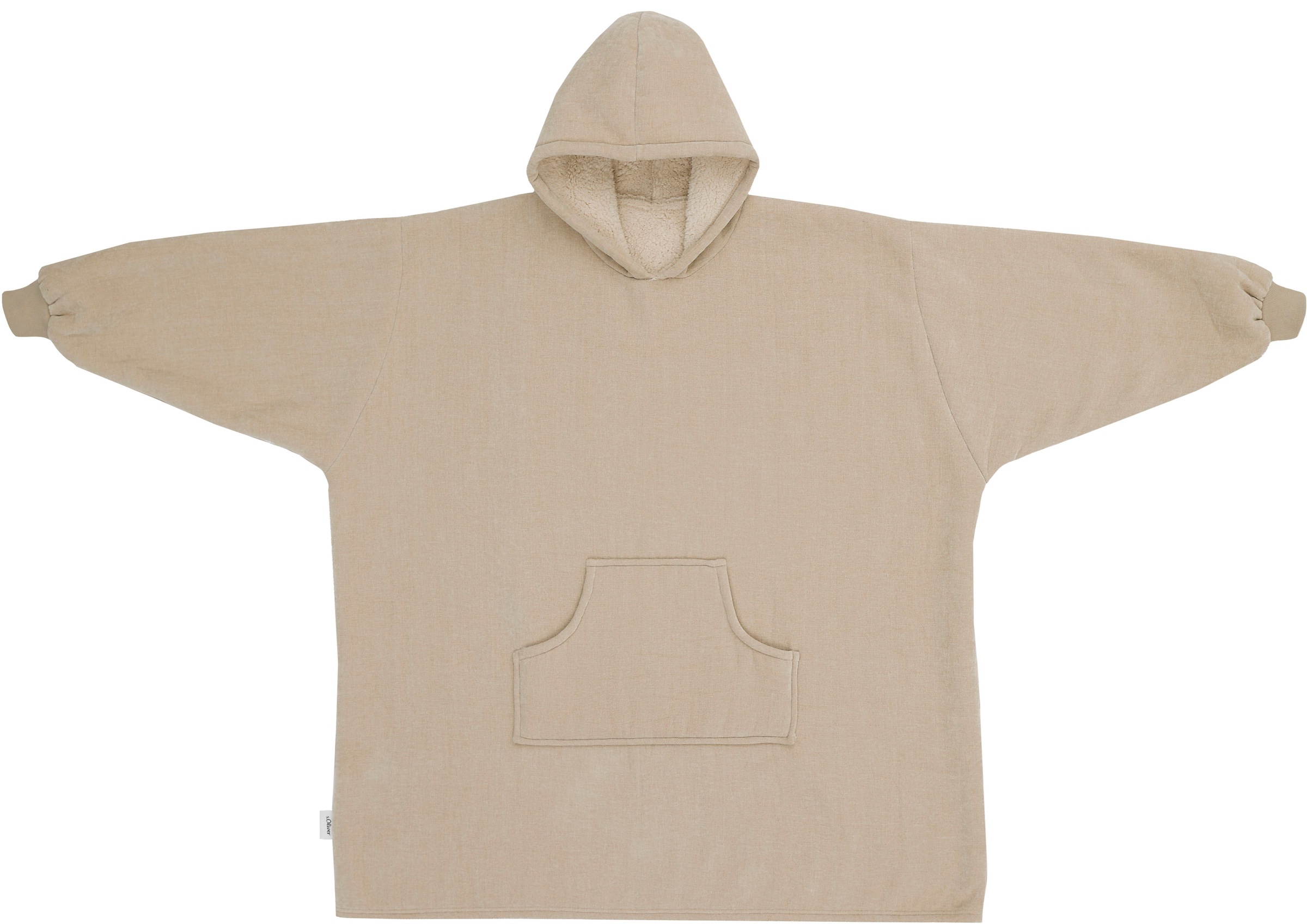 s.Oliver Wohndecke "s.Oliver Lounge Hoodie" mit Kapuze, Ärmeln und Tasche günstig online kaufen