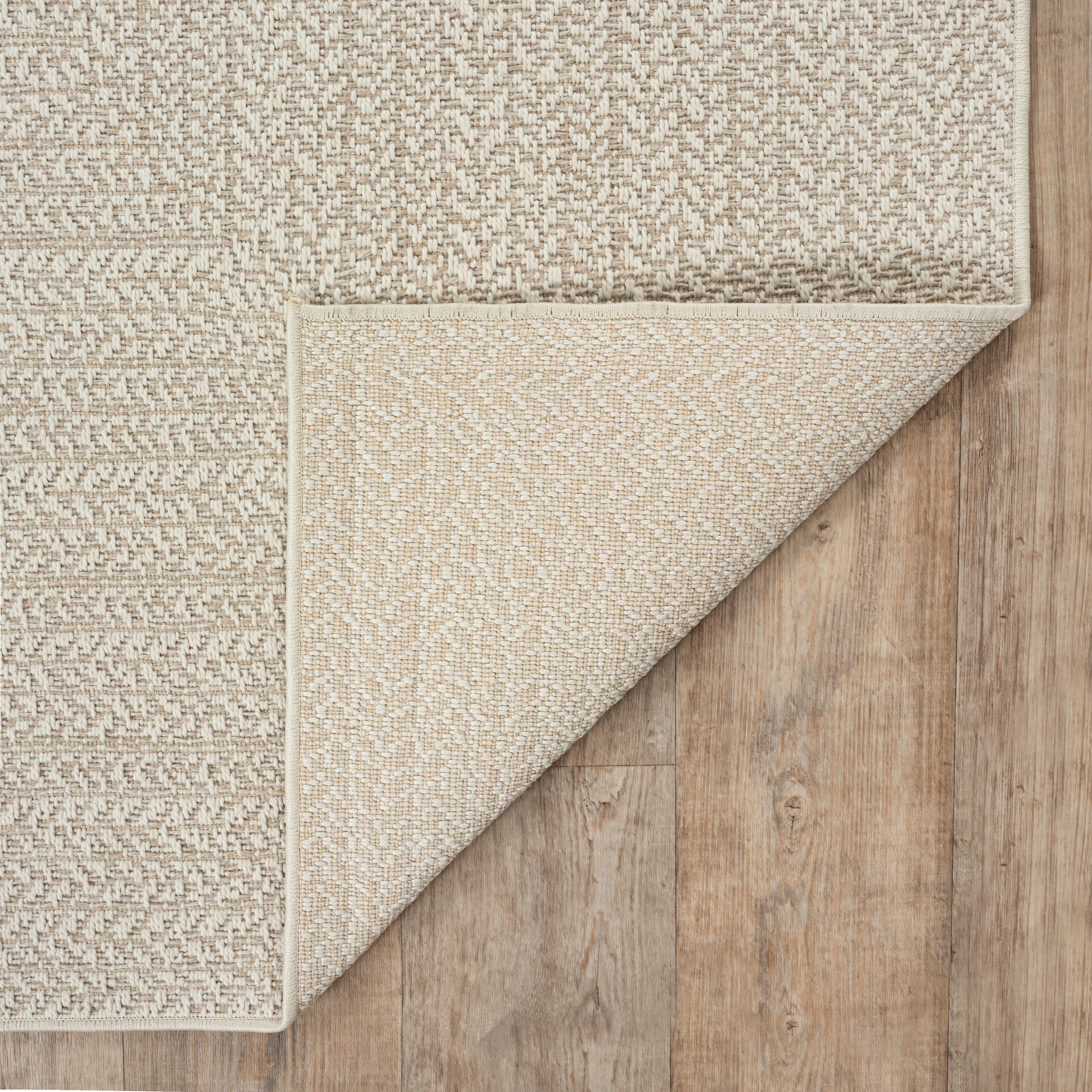 merinos Teppich »Kenzy 1«, rechteckig, 1 mm Höhe, robuster In- und Outdoor Teppich im natürlichen Jute-Look, wetterfest