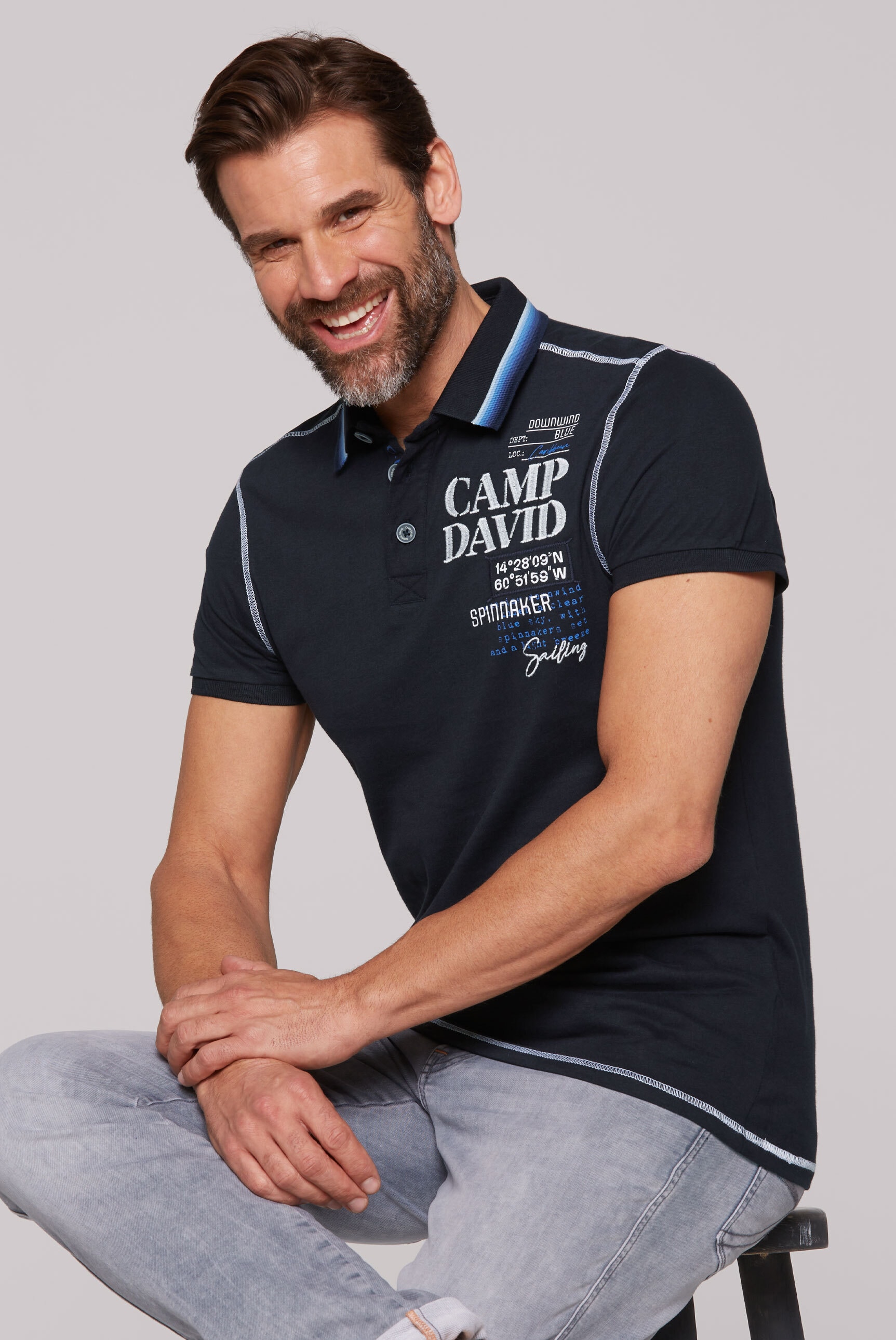 CAMP DAVID Poloshirt, aus Baumwolle günstig online kaufen