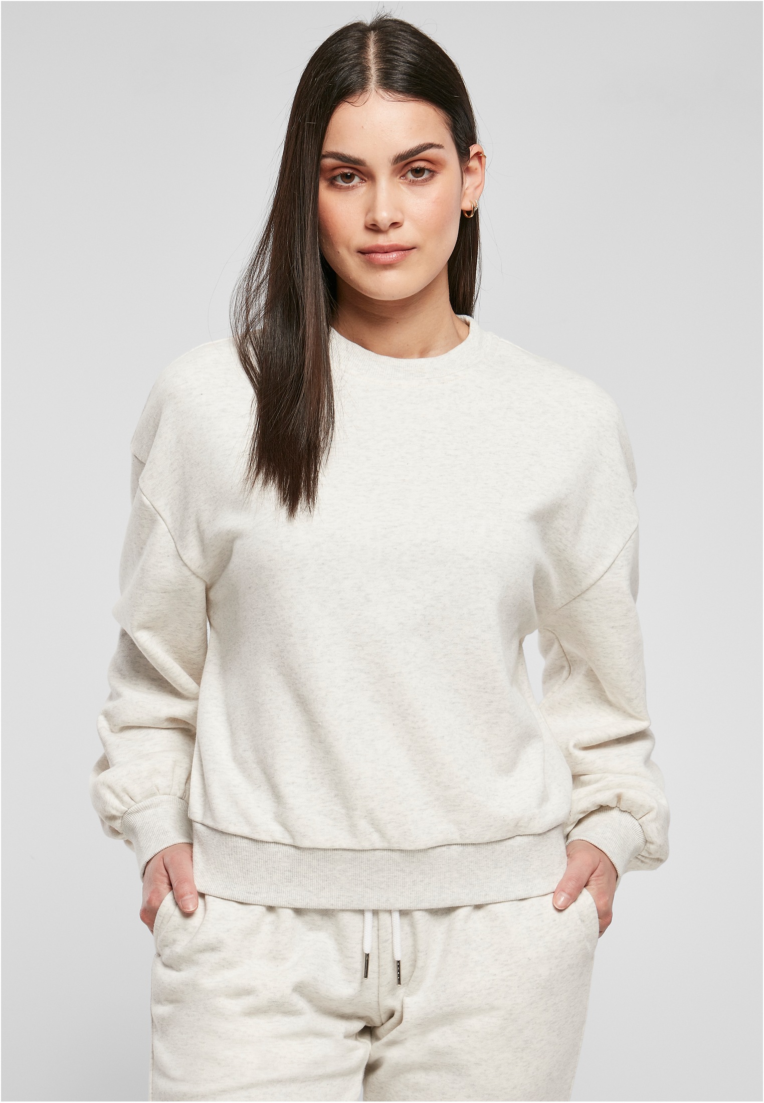 URBAN CLASSICS Sweater »Damen Ladies Oversized Color Melange Crewneck«, (1  tlg.) für bestellen | BAUR