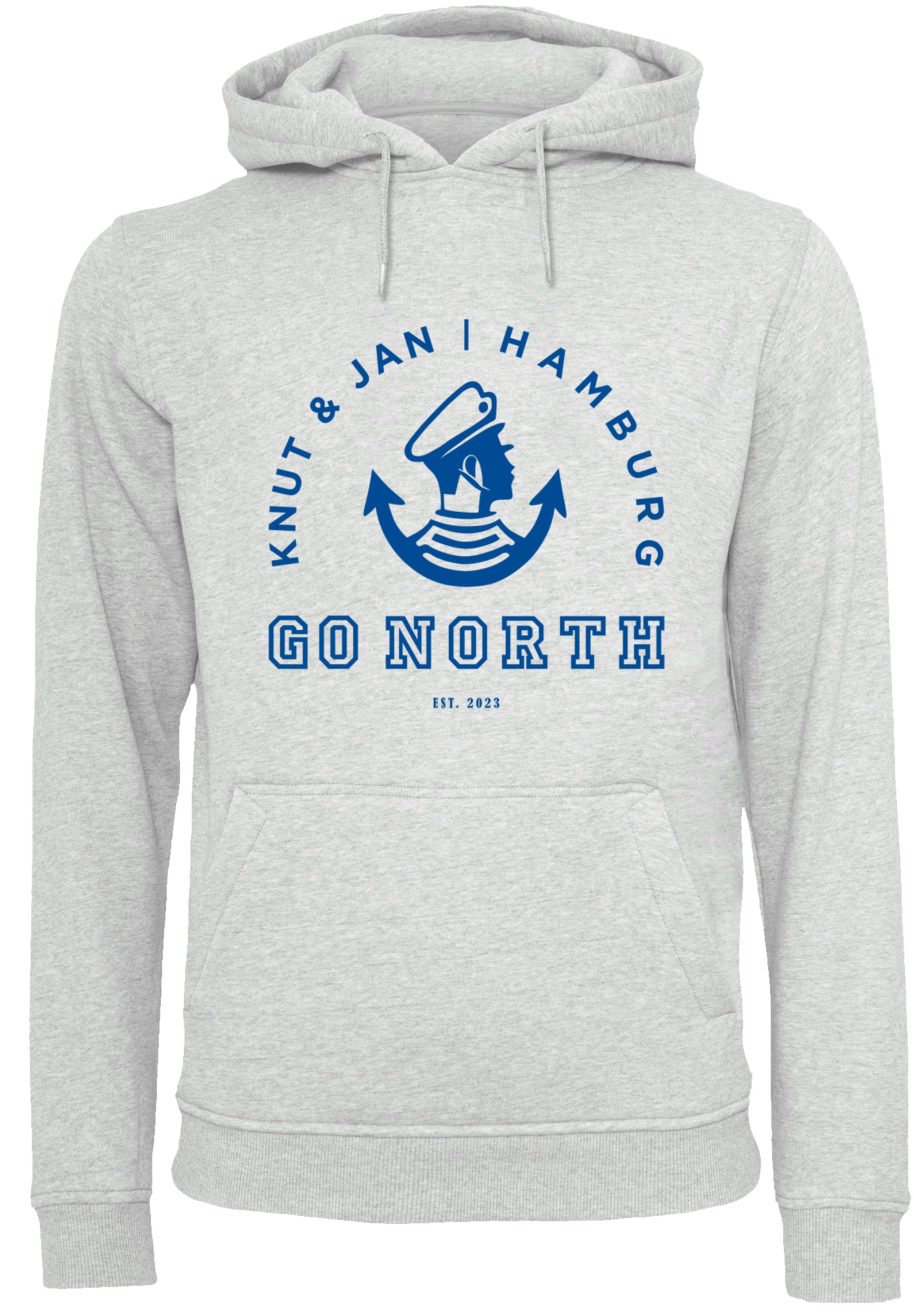 F4NT4STIC Kapuzenpullover »Go North Logo«, Print