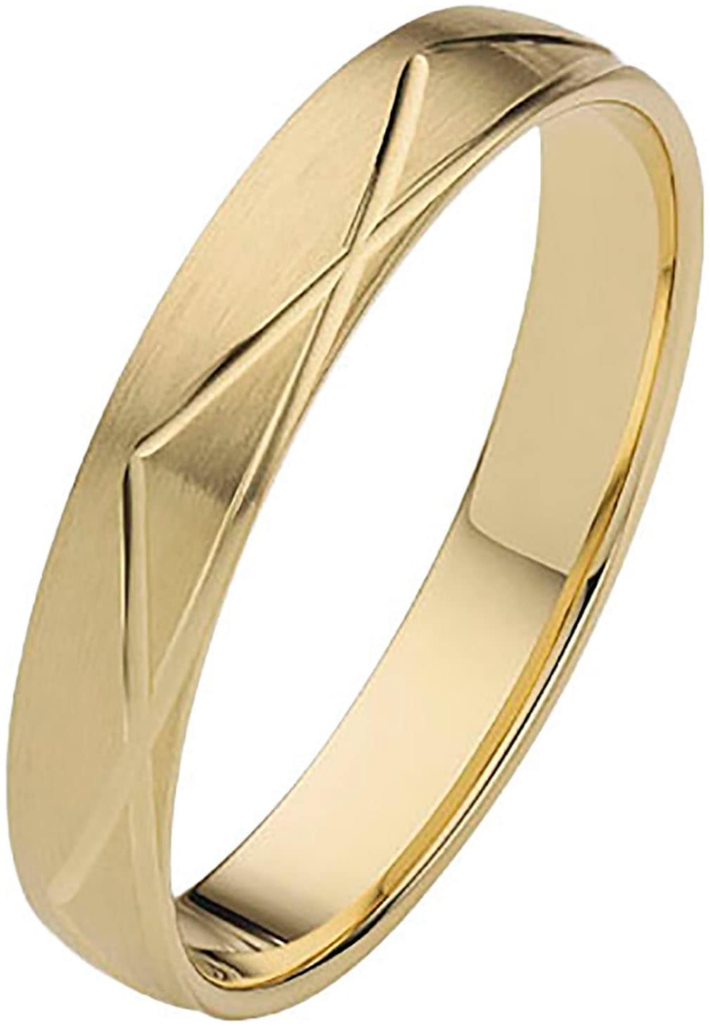 Firetti Trauring »Schmuck Geschenk Gold 375 Hochzeit Ehering "LIEBE"«, Made in Germany - wahlweise mit oder ohne Brillant