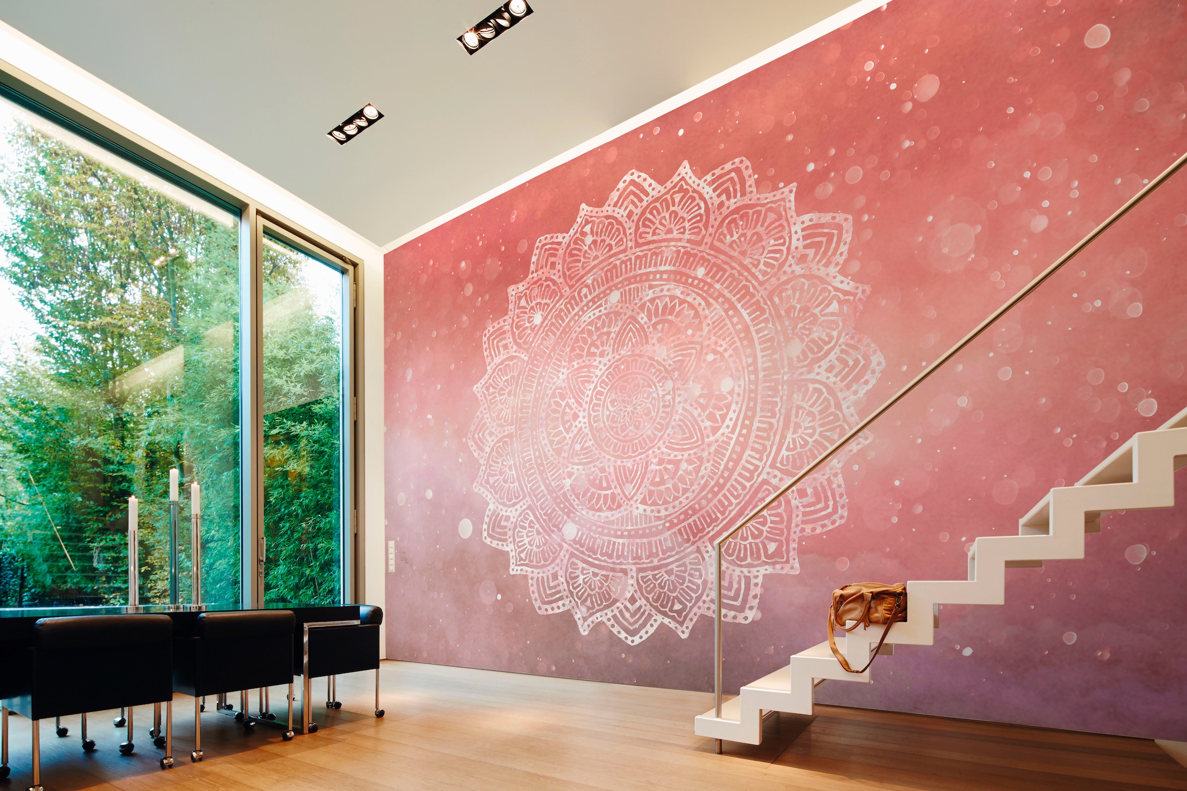 Architects Paper Fototapete »Atelier 47 Mandala Artwork 2« orientalisch glatt Vlies, Wand, Schräge, Decke