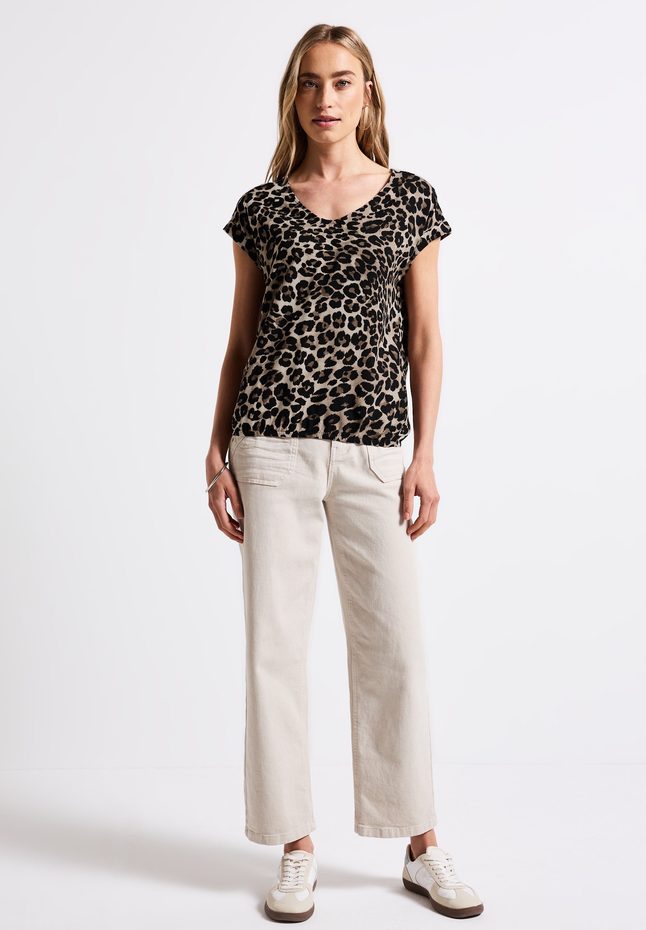 STREET ONE Shirtbluse, mit Elastikbund