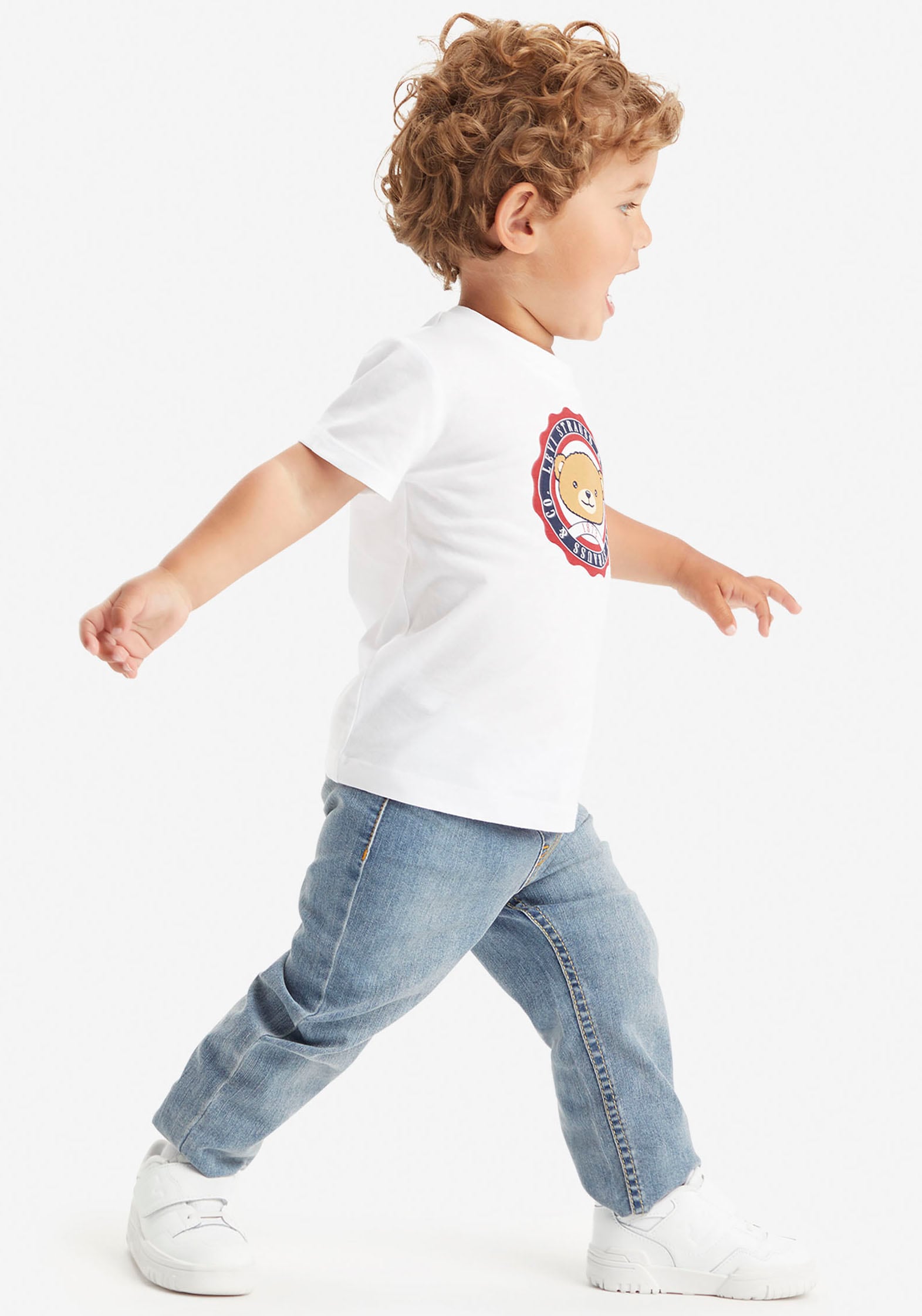Levi\'s® Kids Shirt, Hose & Baby BOYS Set 3pc«, Denim BAUR (3 Jacket Jäckchen | kaufen online »Varsity tlg.), for