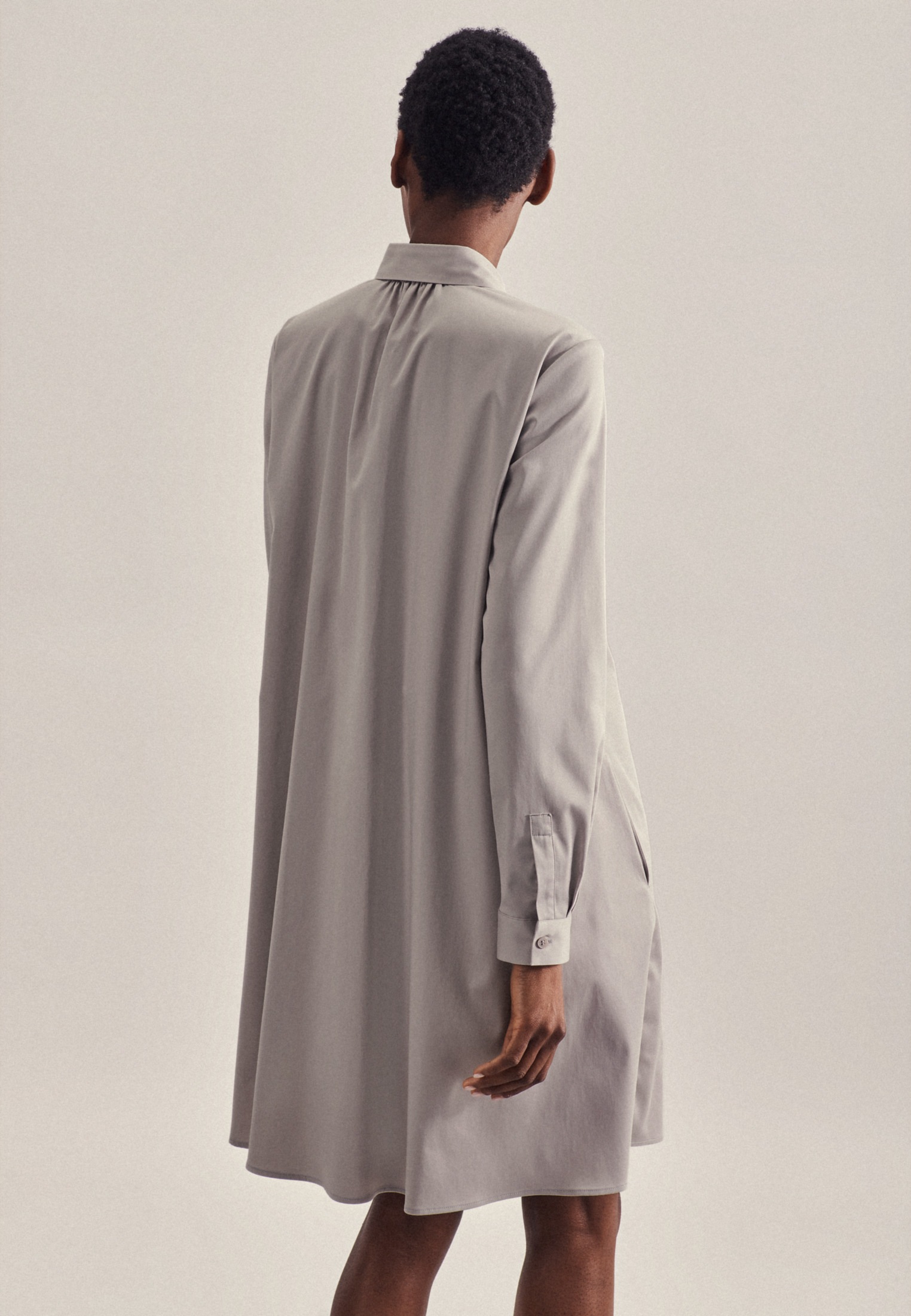 seidensticker Sommerkleid "Schwarze Rose" 1/1 Kragen Uni günstig online kaufen