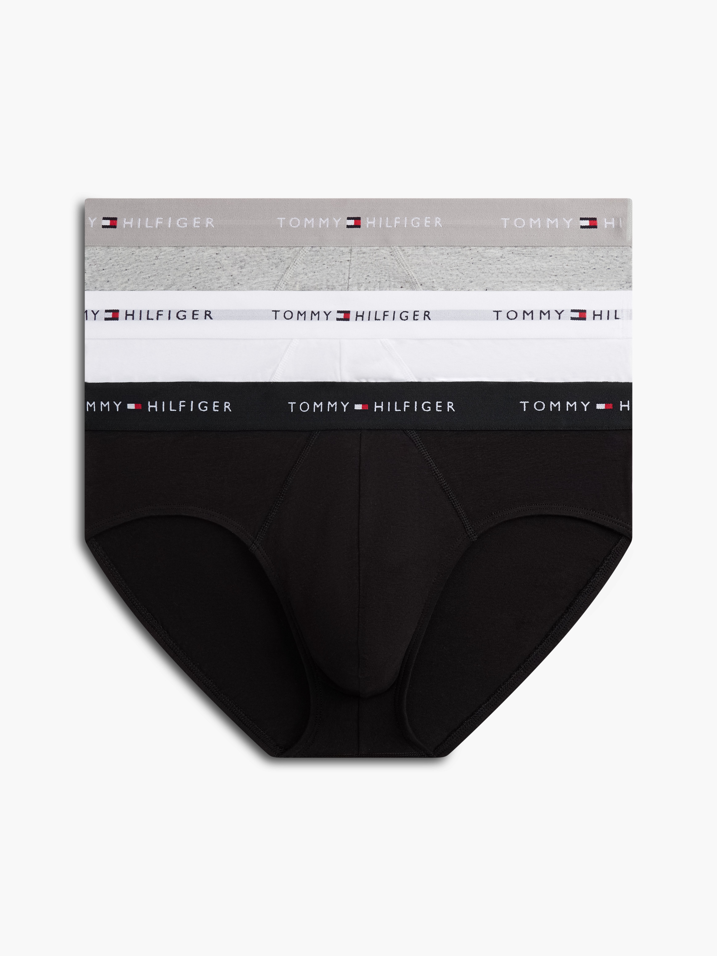 Tommy Hilfiger Underwear Slip "3P BRIEF DTM" Packung, 3er, 3 Stk. mit Logo-Elastikbund