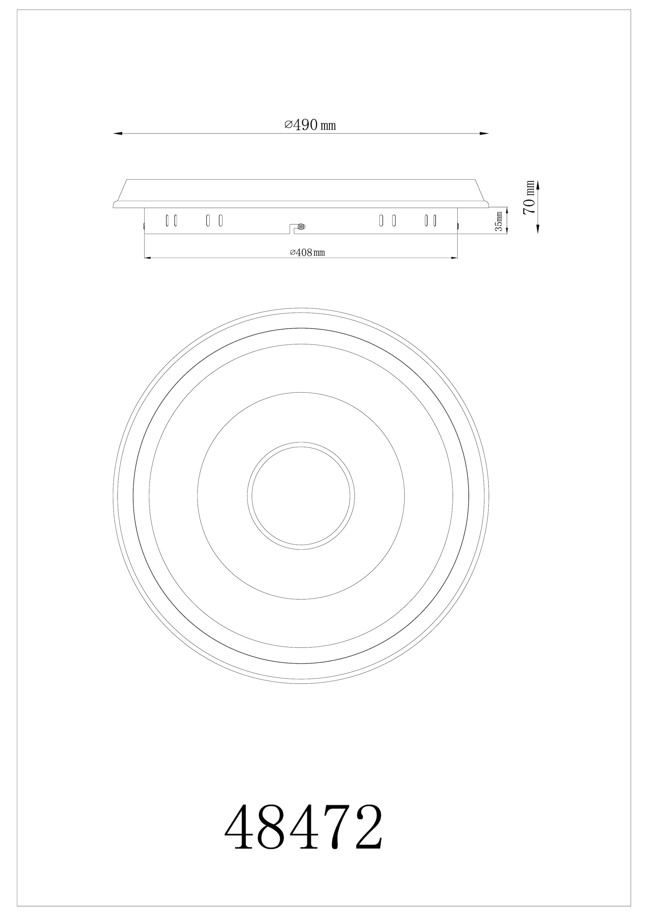 GLOBO LIGHTING Deckenleuchte »WILLIAMSON« LED-Modul 1 Stk. warmweiß - kaltweiß Deckenlampe Wohnzimmer-Leuchte Schlafzimmer-Leuchte Flur Küche