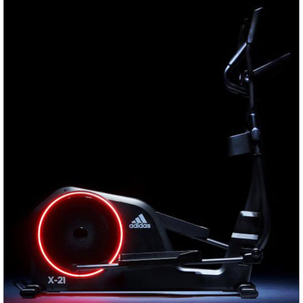 adidas Performance Crosstrainer-Ergometer »X-21«, mit Tablet-Halterung, LED-Beleuchtung, mit Bluetooth und App-Funktion