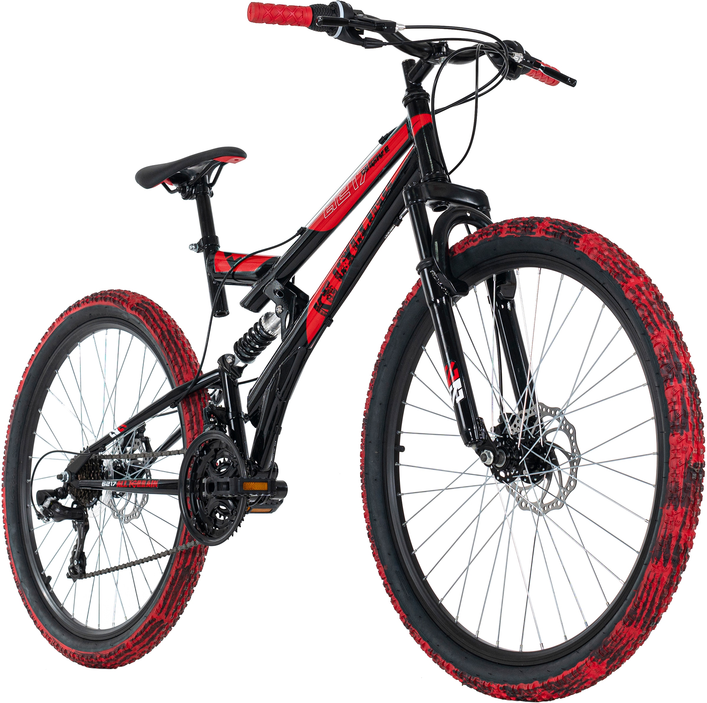 KS Cycling Mountainbike »Crusher«, 21 Gang, Shimano, Tourney Schaltwerk, Kettenschaltung, für Herren, Kettenschaltung