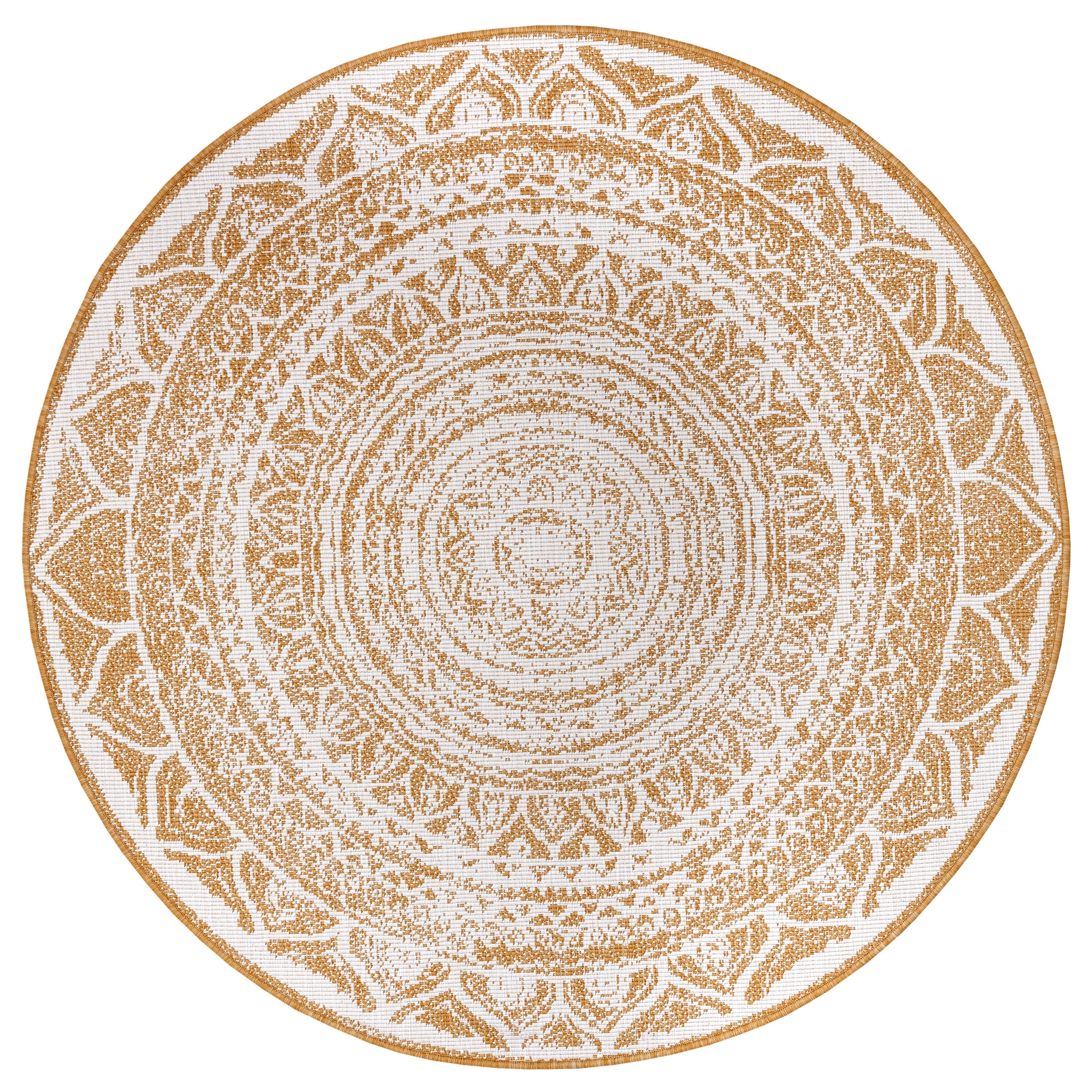 NORTHRUGS Teppich »Siruma Wendeteppich«, rund, 5 mm Höhe, In- & Outdoor, beidseitig, Orientalisch, Teppich, Garten, Flur