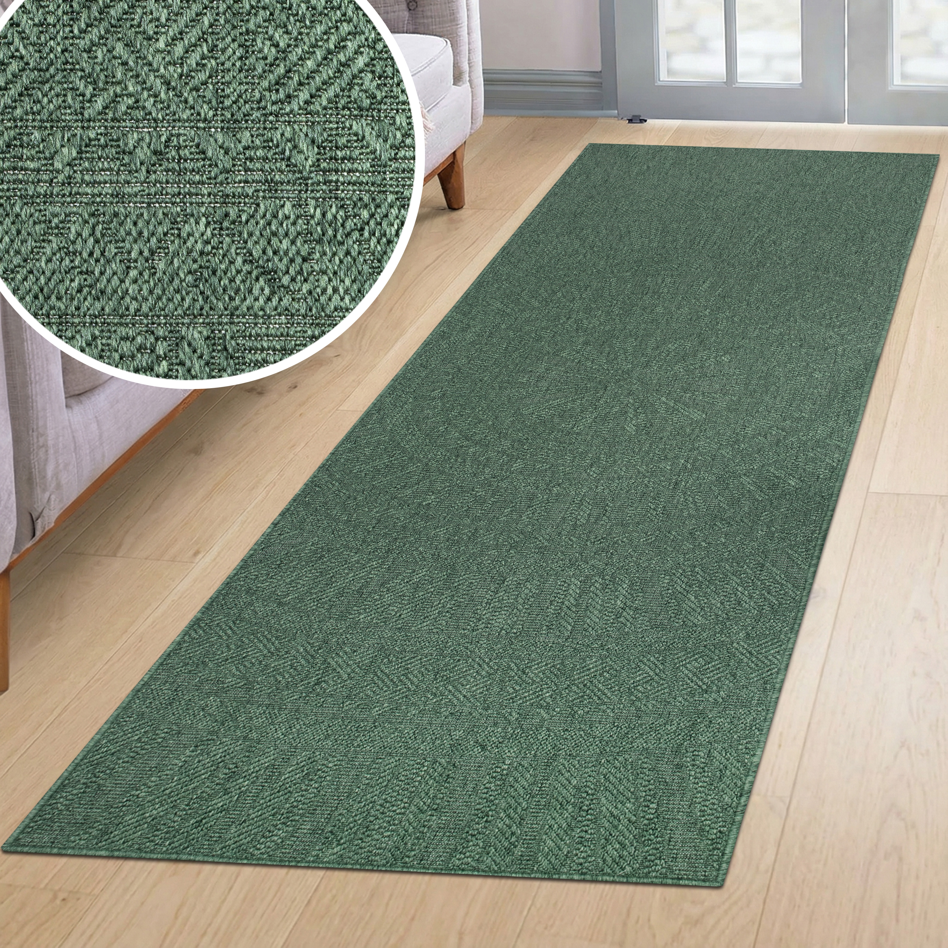 Bruno Banani Teppich "Solan, ethno, boho-inspiriert, In- und Outdoor geeignet" rechteckig 5 mm Höhe Mandala, Kreise, Küche, Wohnzimmer, Camping, Balkon
