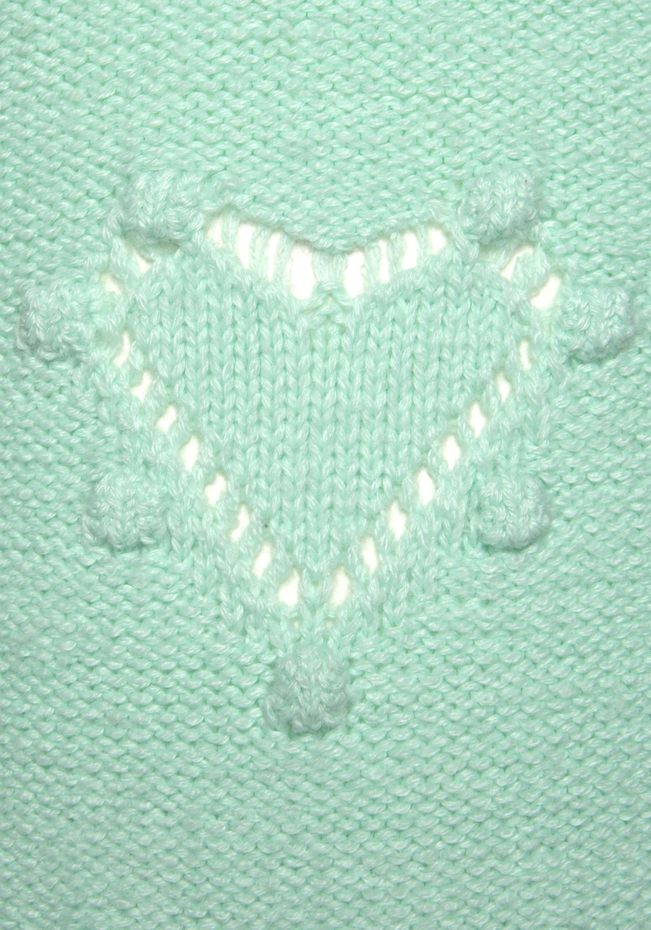 KIDSWORLD Strickpullover »für kleine Mädchen«, gestricktem Herzchenmuster