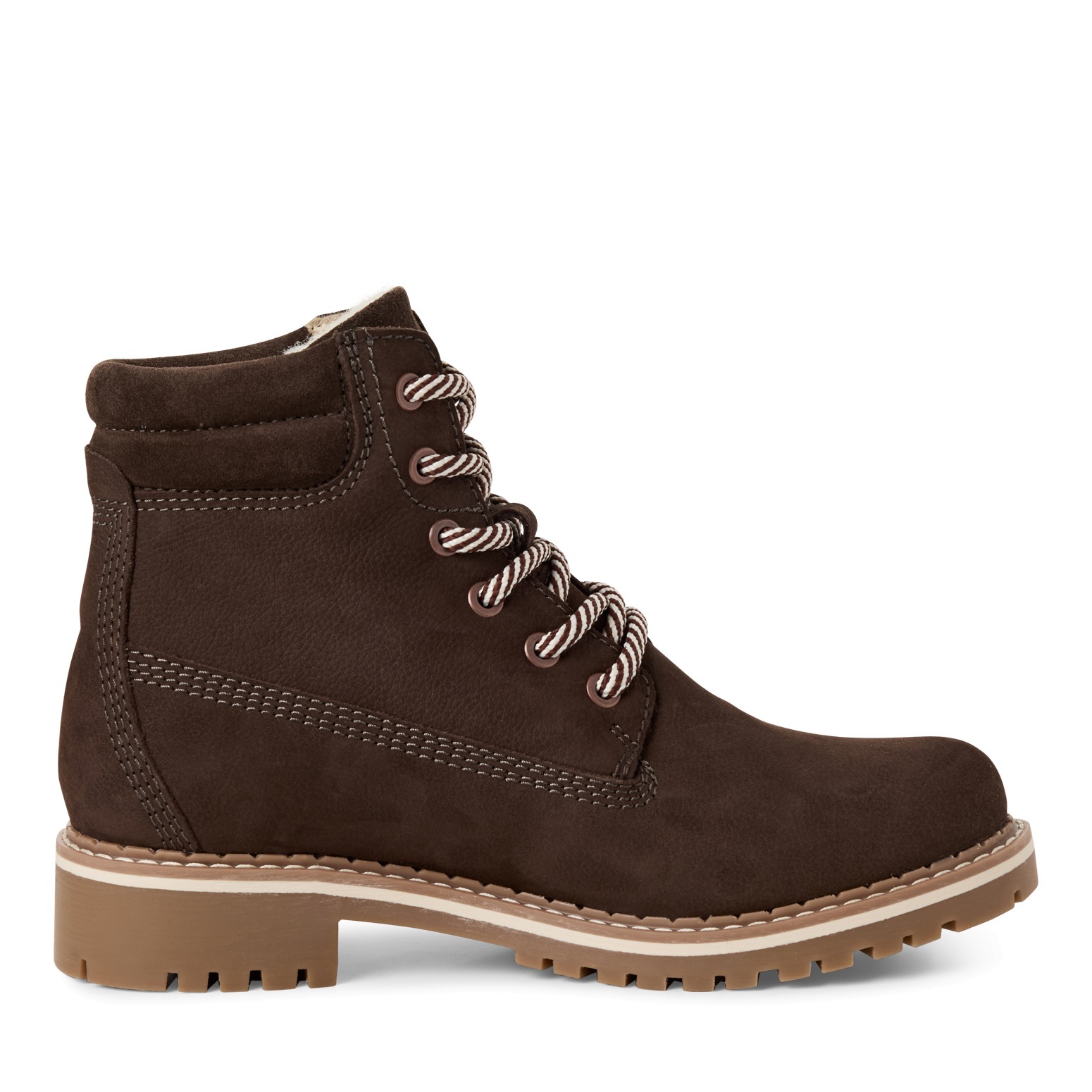 Tamaris Winterboots, Blockabsatz, Schnürstiefelette mit DUO-TEX Ausstattung