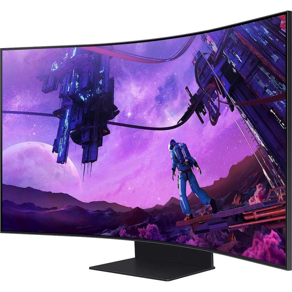 Samsung Curved-Gaming-LED-Monitor »Odyssey Ark S55BG970NU«, 138 cm/55 Zoll, 3840 x 2160 px, 4K Ultra HD, 1 ms Reaktionszeit, 165 Hz