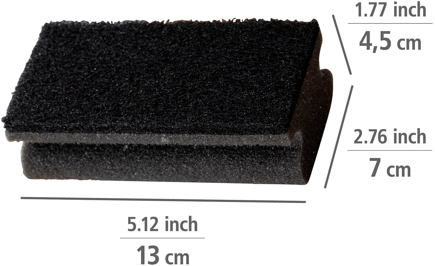 WENKO Reinigungsschwamm »Modell Ben, 8er Set«, (Set, 8 St.), 2-Phasen Schwamm, grobe & weiche Seite, mit extra großer Oberfläche
