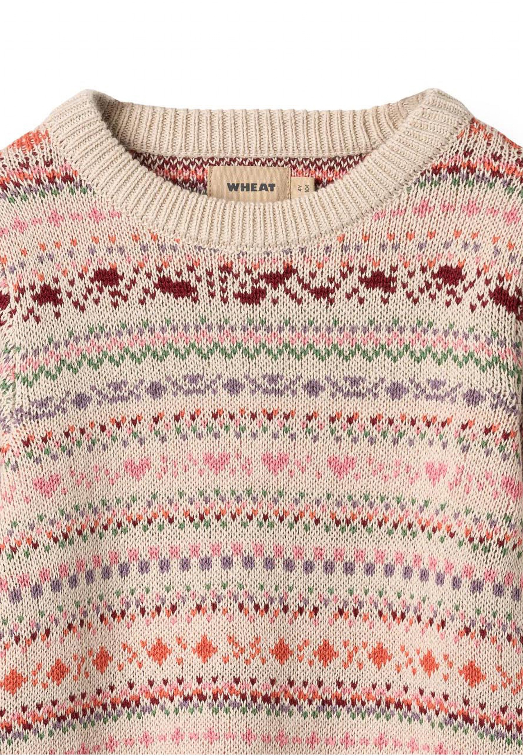 WHEAT Rundhalspullover »WHEAT Jacquard Pullover Olga« 1