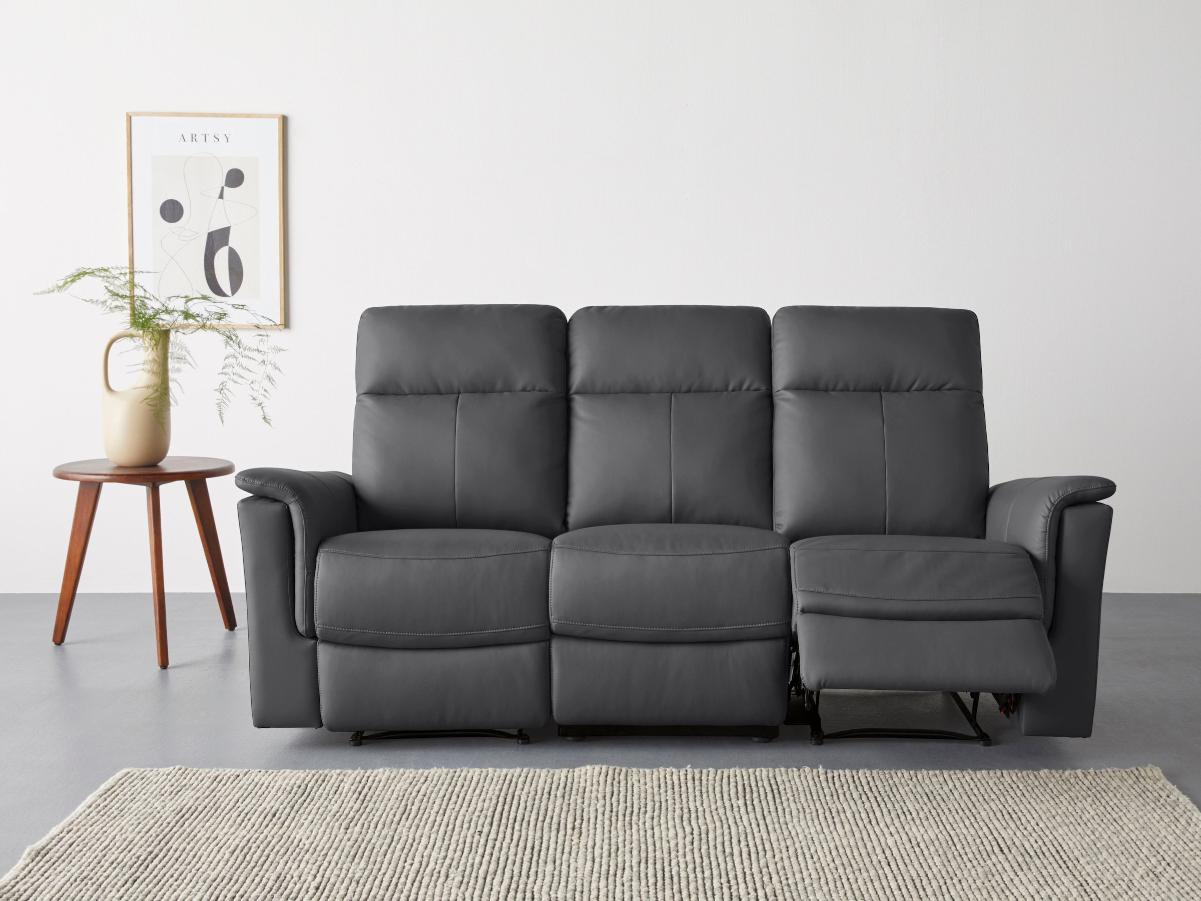 OTTO home 3-Sitzer "Southbrook" mit manueller und elektrischer Relaxfunktion