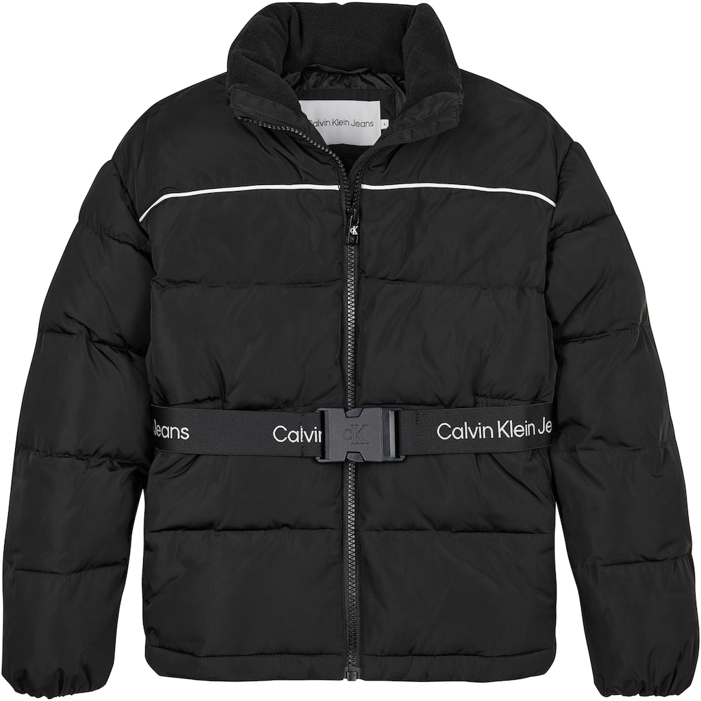 Calvin Klein Jeans Winterjacke »LOGO TAPE BELT JACKET«