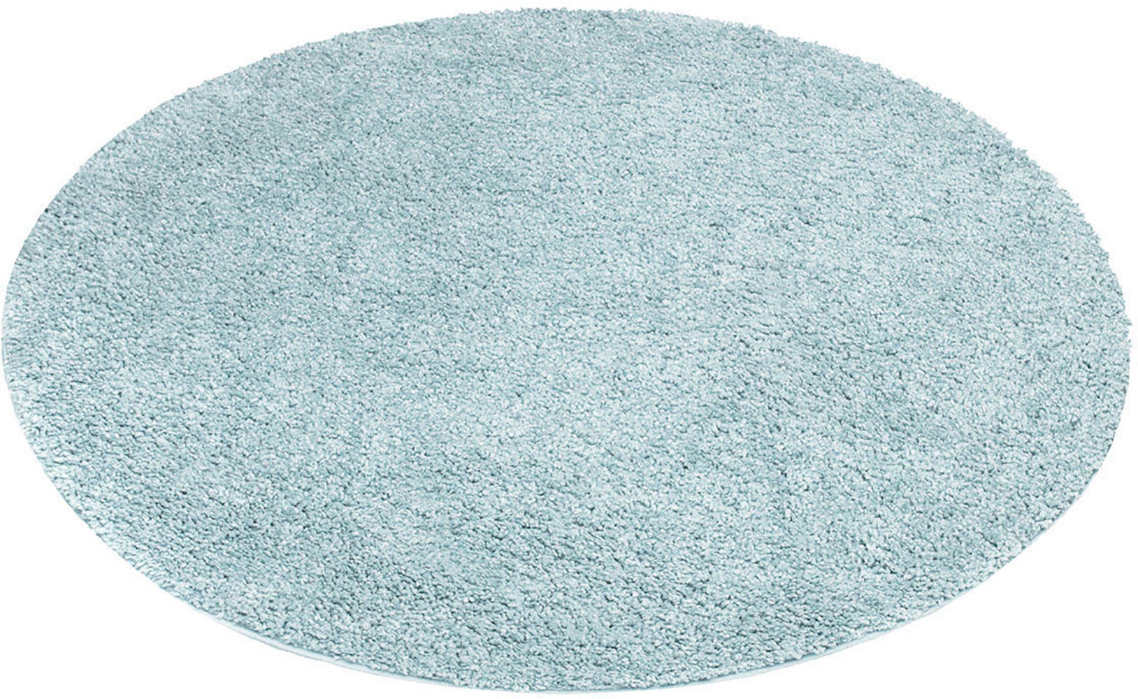 Carpet City Hochflor-Teppich »City Shaggy«, rund, 30 mm Höhe, Teppich Langflor, Uni, Shaggy, flauschig-weich