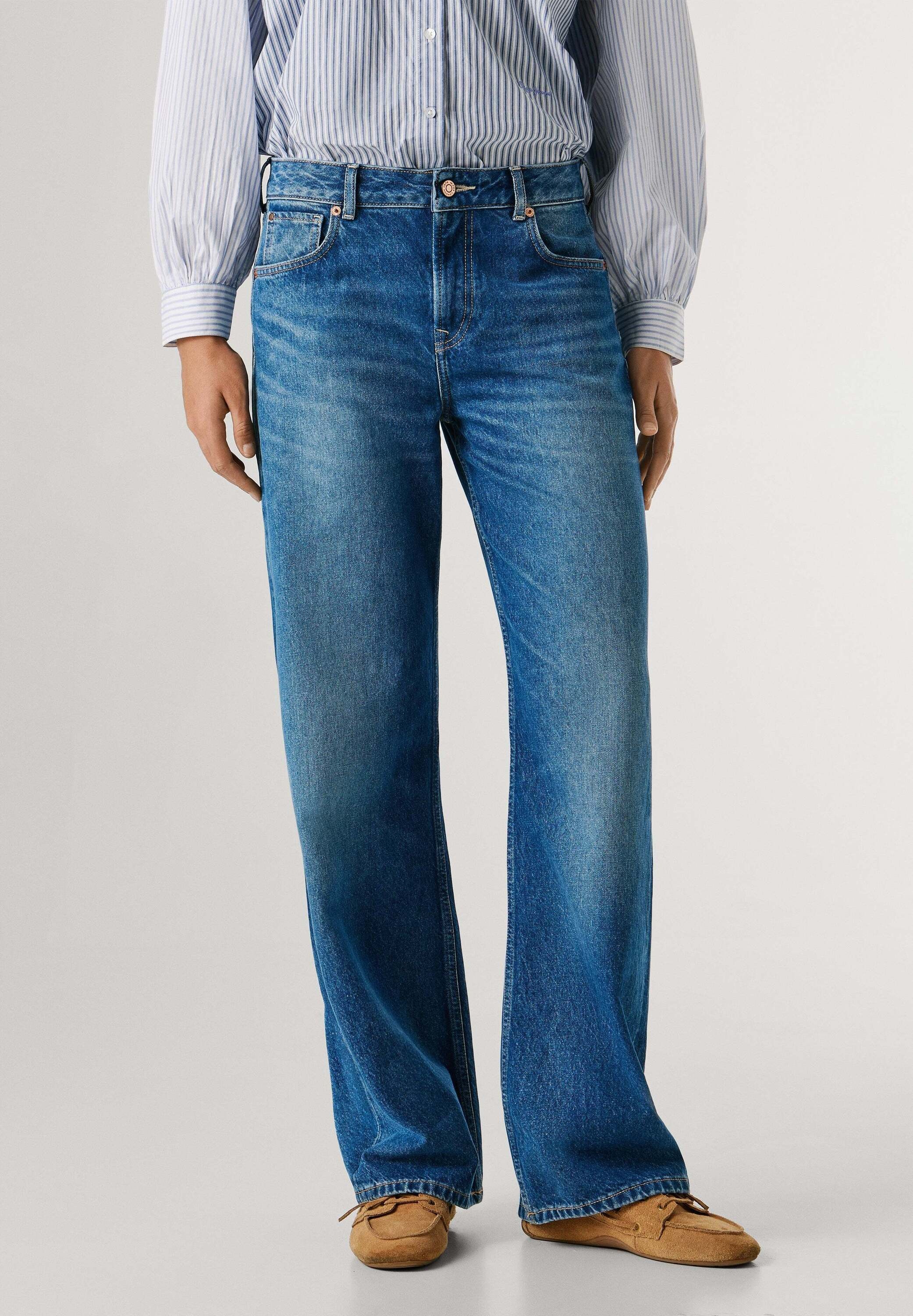 Pepe Jeans Relax-fit-Jeans "relaxed fit jeans LOOSE ST JEANS MW HAZEL"