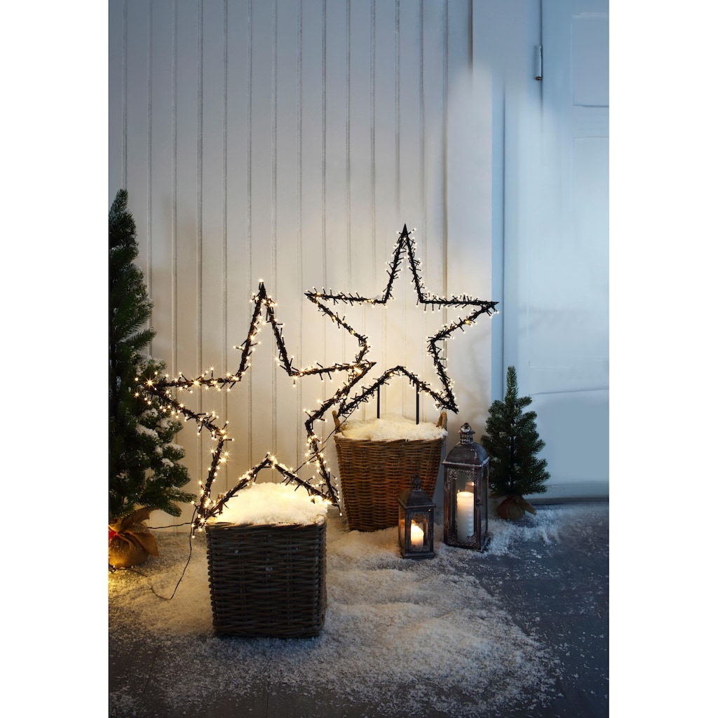 Star-Max LED Stern »Weihnachtsstern, Weihnachtsdeko«, Gartenstecker mit LED-Beleuchtung