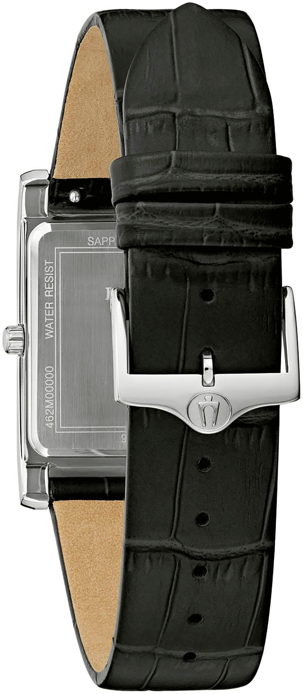 Bulova Quarzuhr »Sutton«, Armbanduhr, Herrenuhr, Damenuhr, Lederarmband, analog, Tag