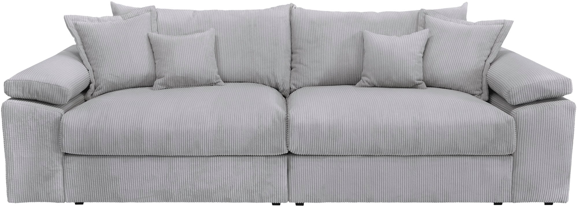 Home affaire Big-Sofa "Soft&Cosy XL", Mega Sofa, in Cord, inkl. Kissen