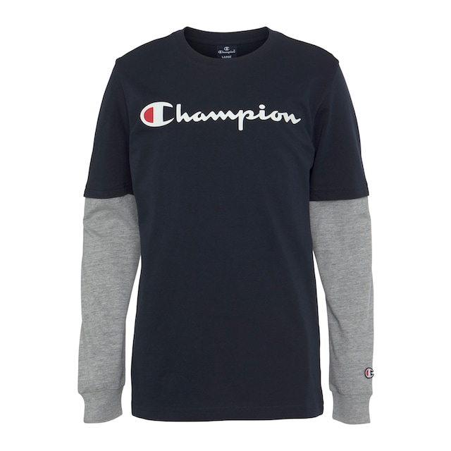 Black Friday Champion Langarmshirt »Classic Long Sleeve large Logo - für  Kinder« | BAUR
