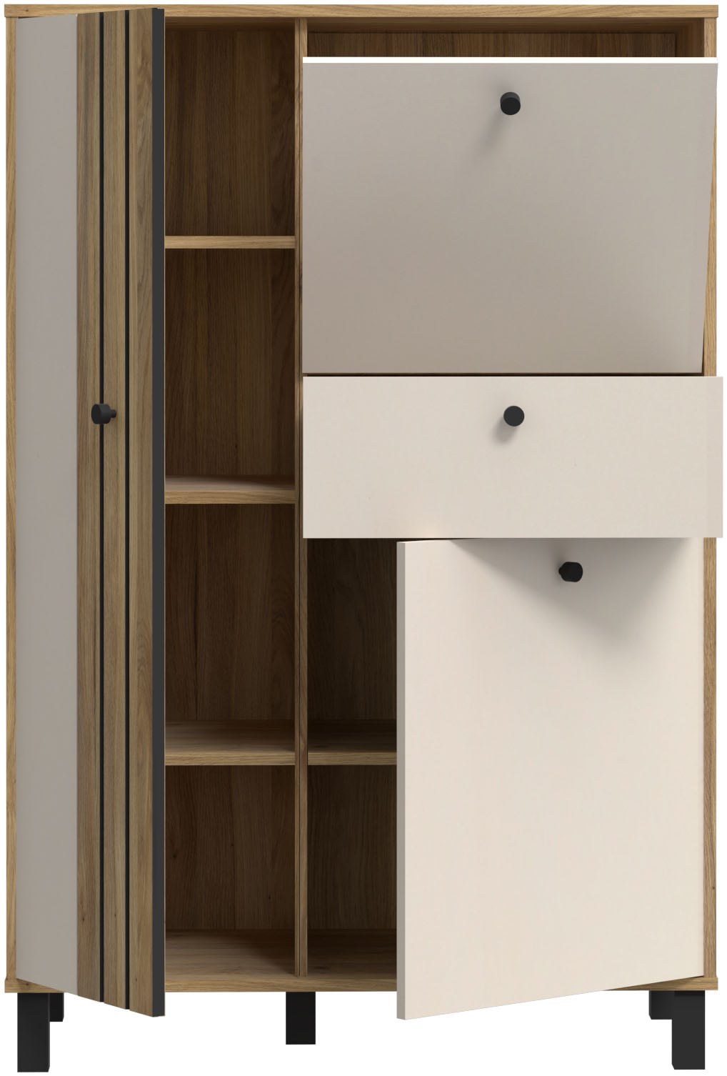 FORTE Highboard »Killarney«, Highboard, Soft Close, Stauraum
