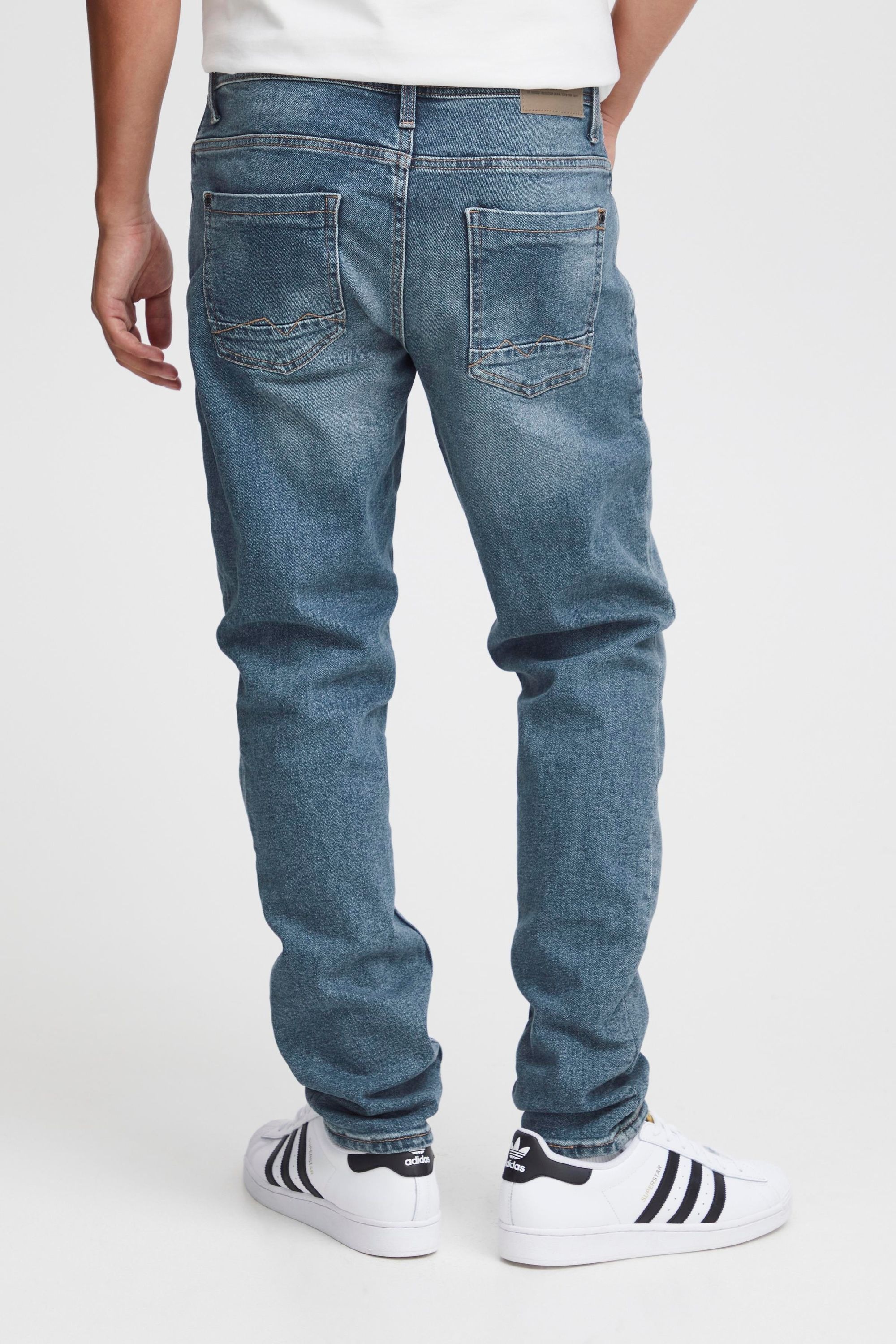 5-Pocket-Jeans BLEND "5-Pocket-Hose BHTwister", Herren, Gr. 38, Länge 32, blau (denim light blau), Obermaterial: 98% Baumwolle CO. 2% Elasthan EL., Hosen 5-Pocket-Jeans 6