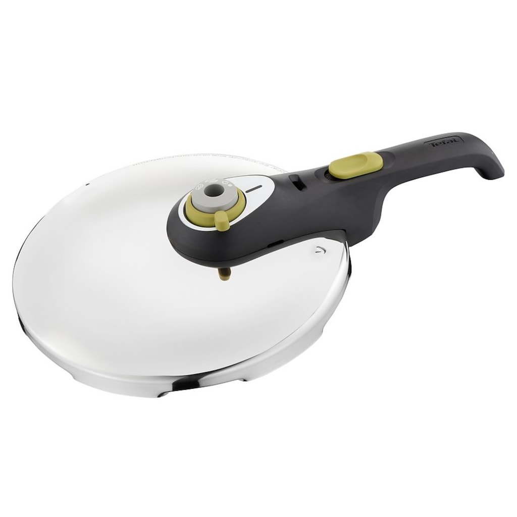 Tefal Schnellkochtopf »P25307 Secure 5 Neo«, Edelstahl, (1 tlg.), Dampfkochtopf aus Edelstahl, 6 L, 5-fach Sicherheitssystem, Induktion