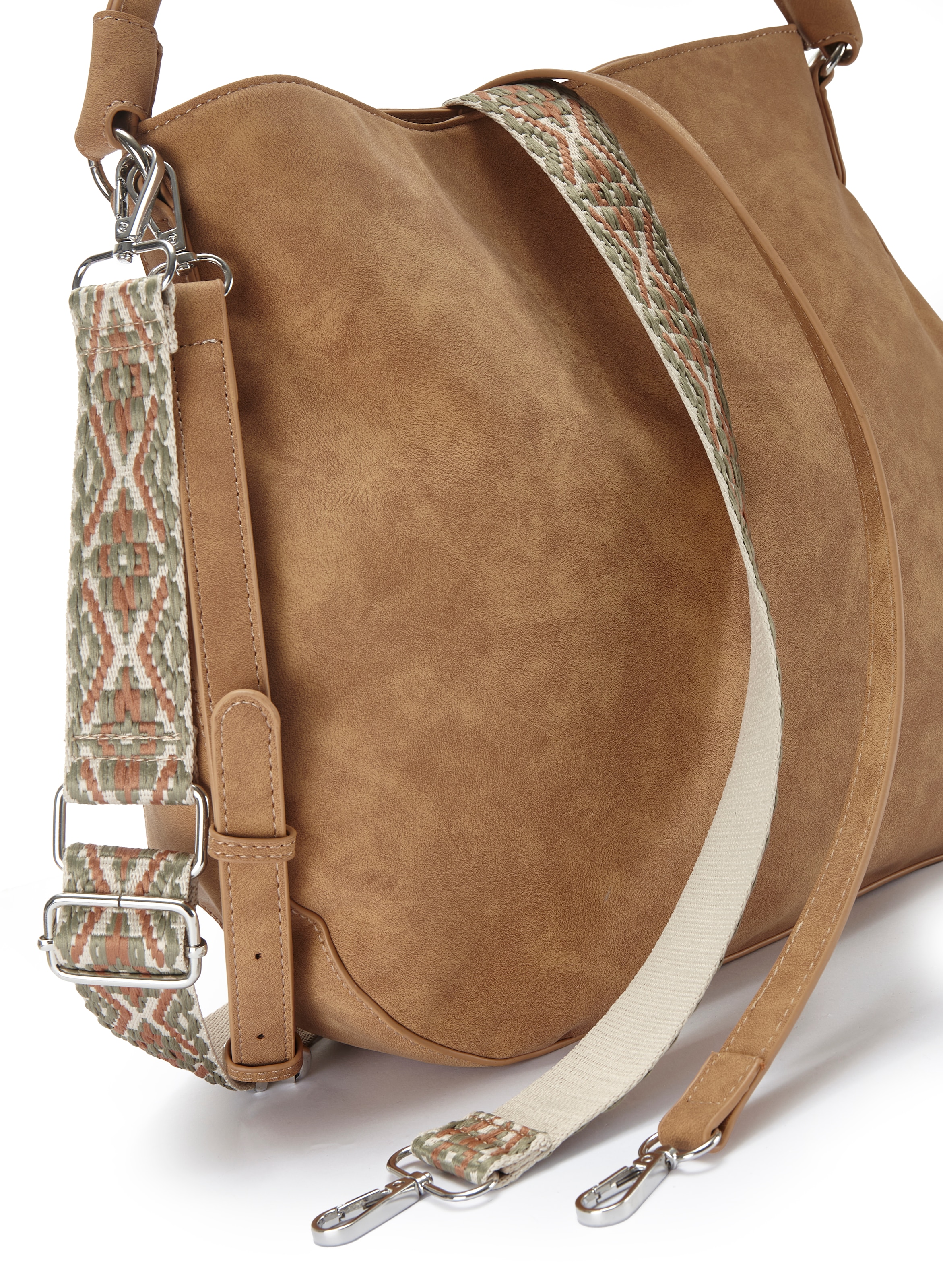 Vivance Handtasche »Umhängetasche« Schultertasche, Henkeltasche im Western-Look, Crossbody Bag VEGAN