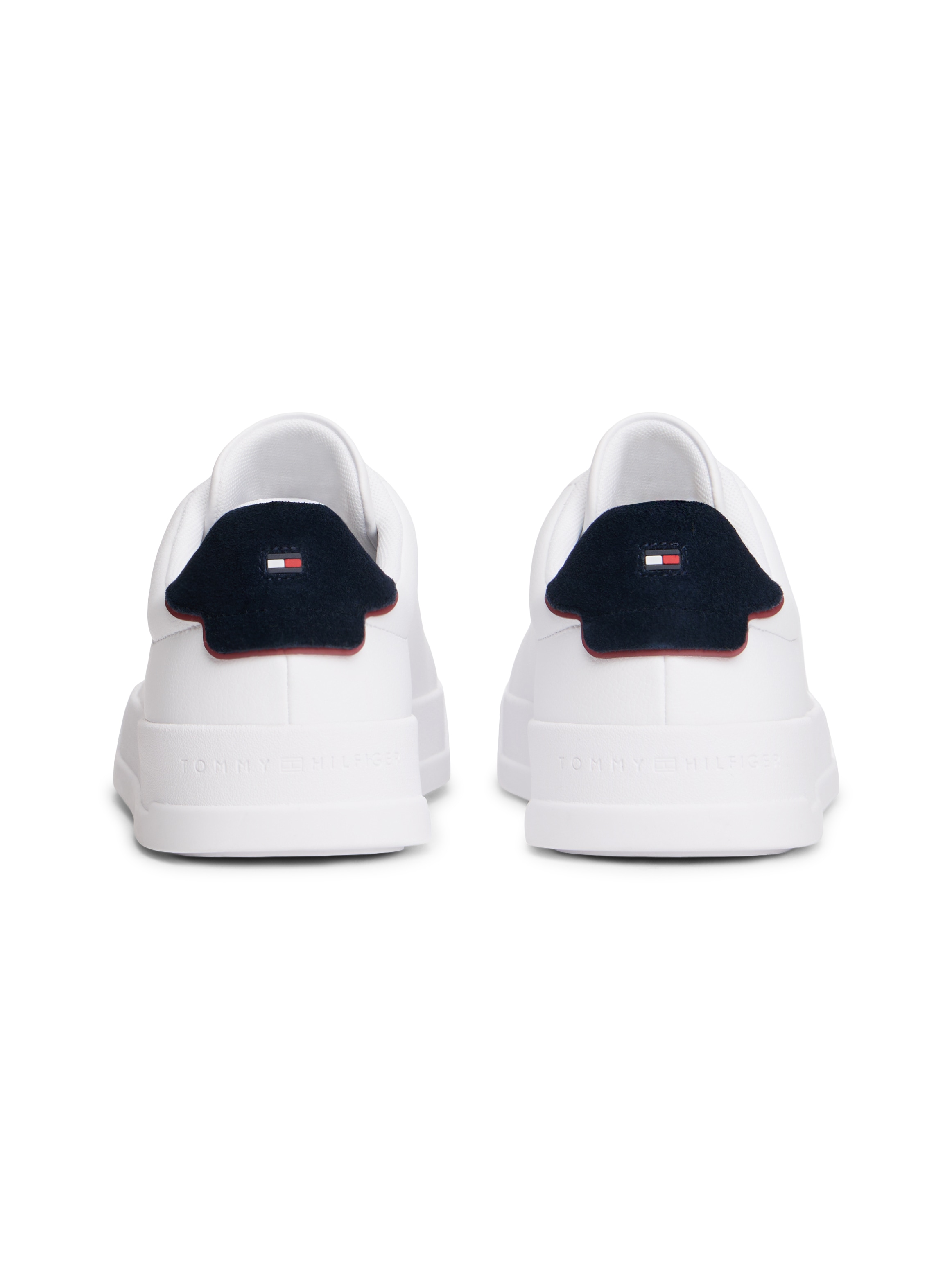 Tommy Hilfiger Sneaker »TH COURT LTH DETAIL ESS«  , Freizeitschuh, Halbschuh, Schnürschuh mit seitlichem Logoschriftzug