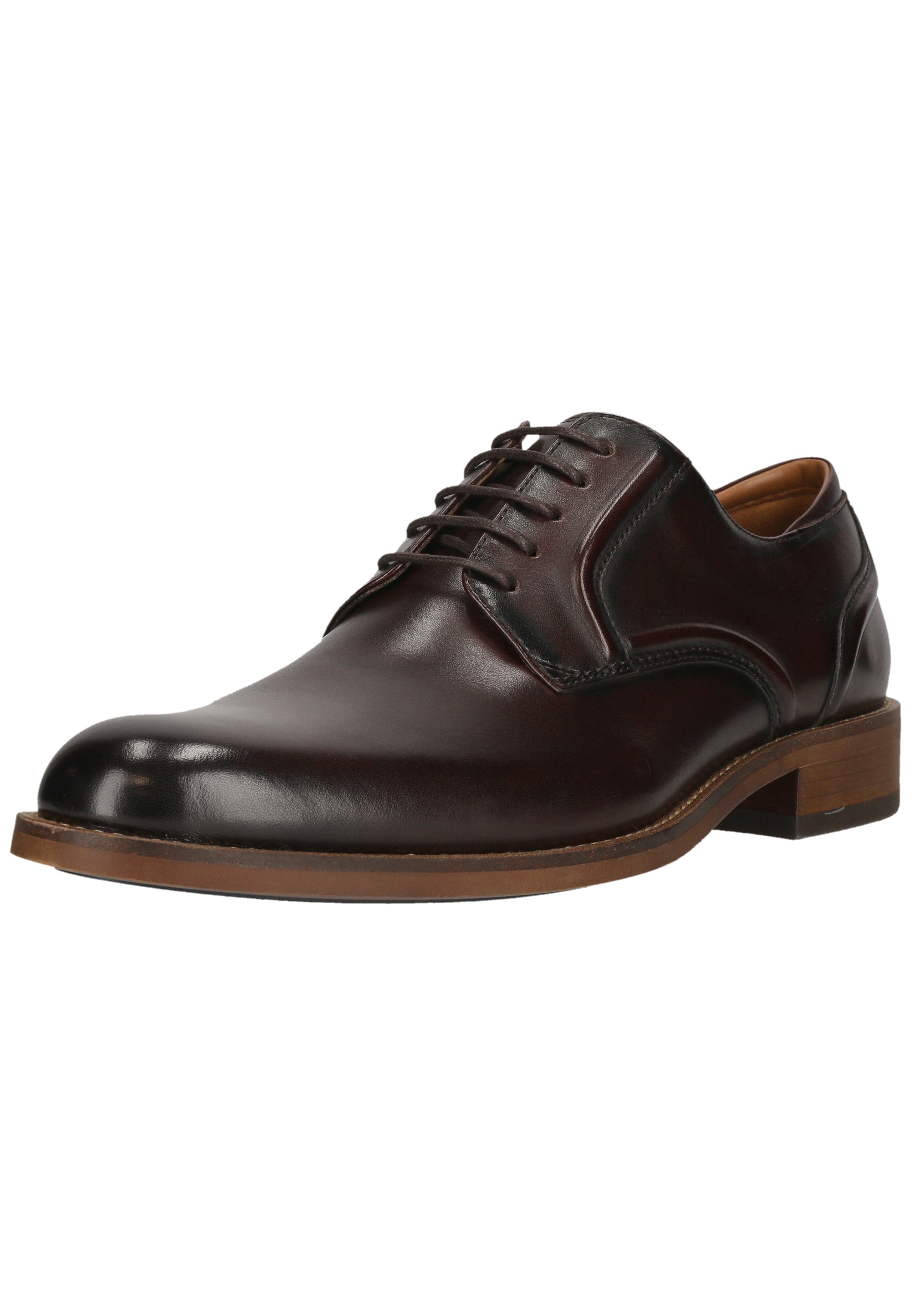 Clarks Schnürschuh "CraftRemi Lace" mit feiner Rippstruktur